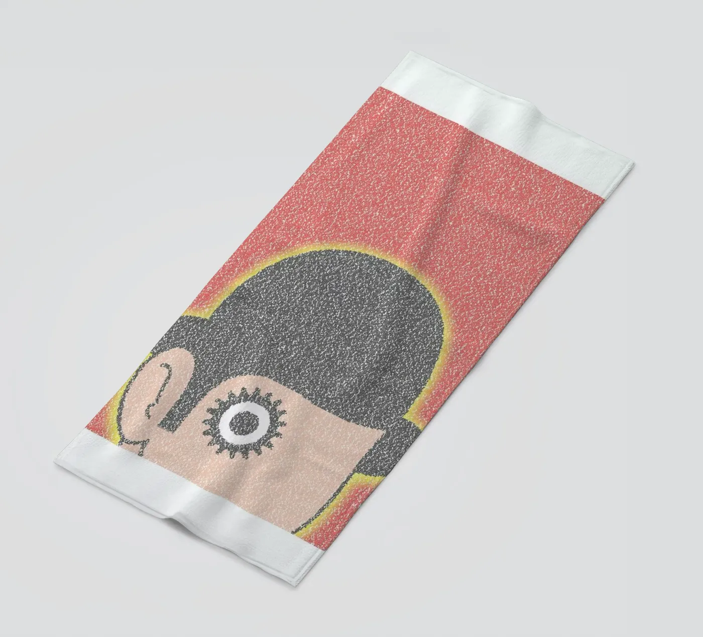 A Clockwork Orange beach towel by Robotic Ewe