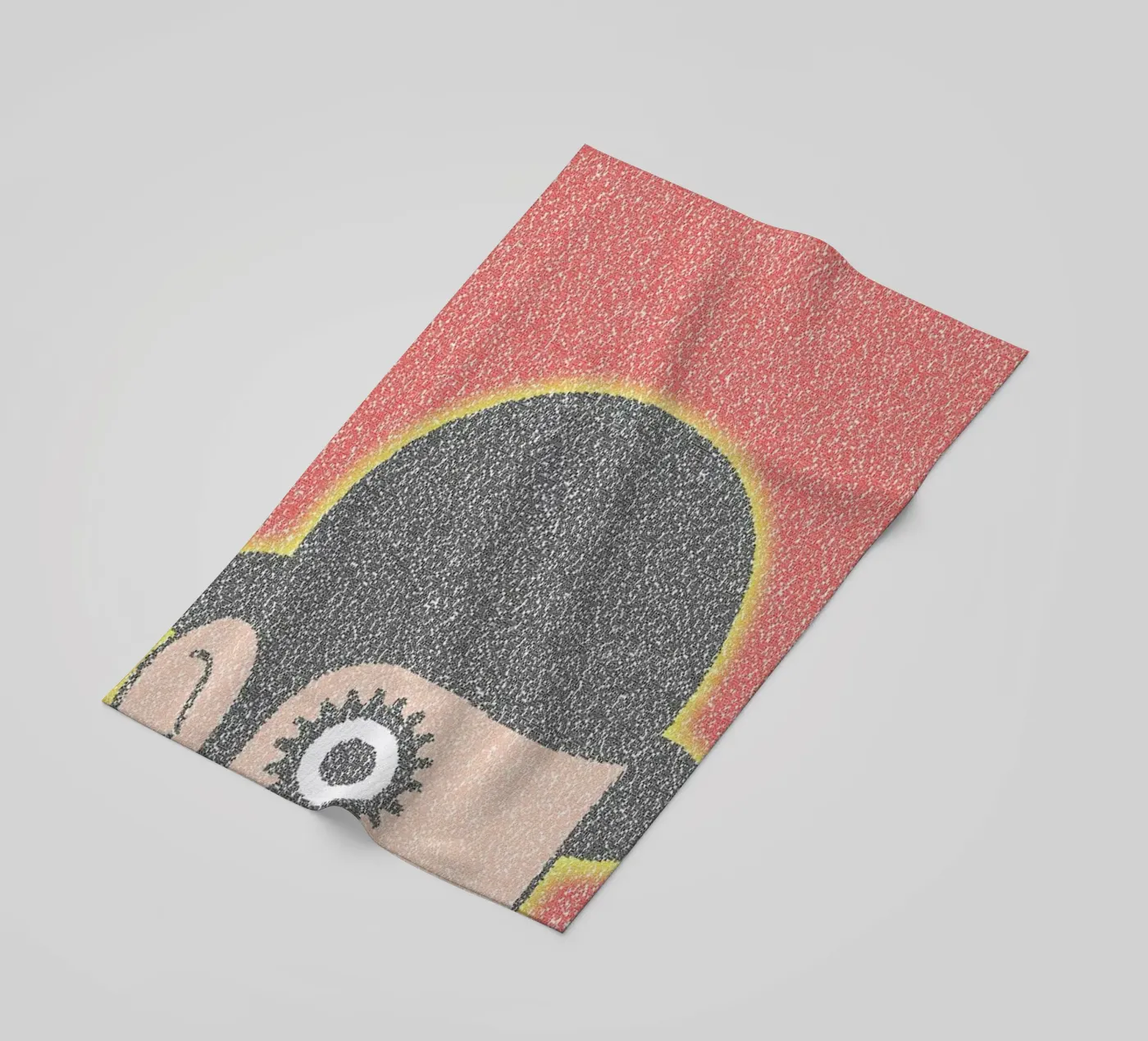 A Clockwork Orange beach towel by Robotic Ewe