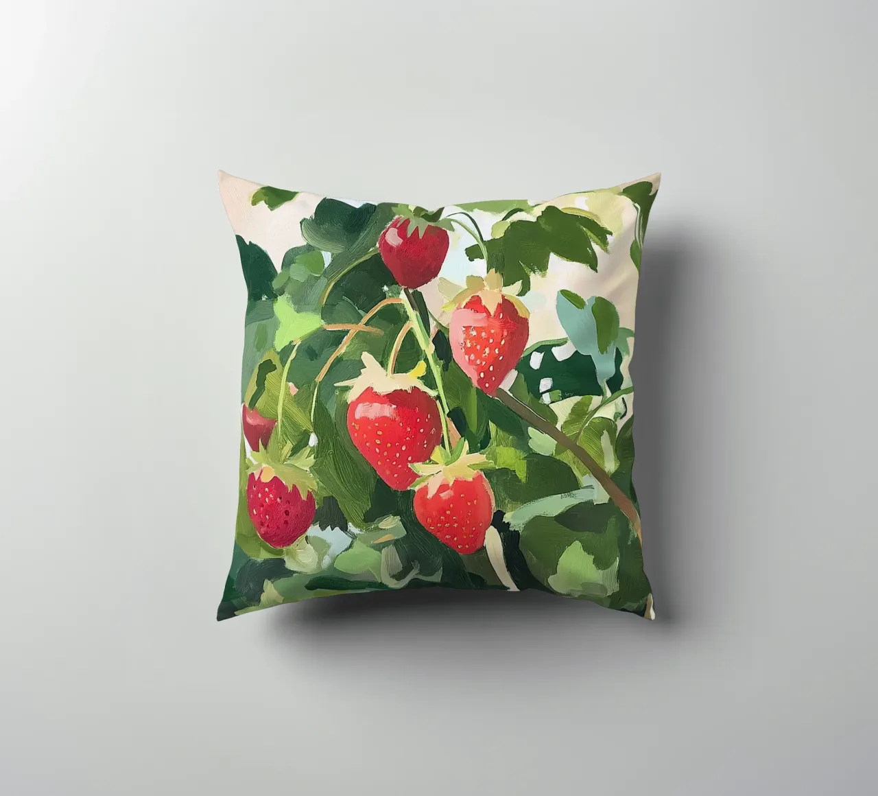 Fragole cuscino da Euphoria Theresa