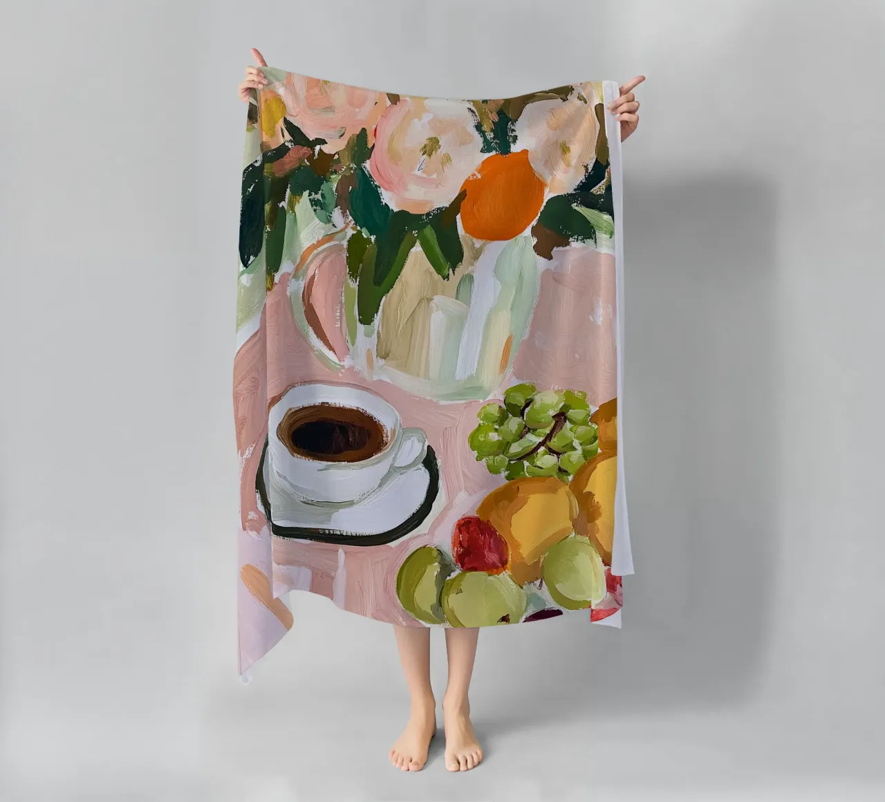 Coffee table beach towel by Euphoria Theresa