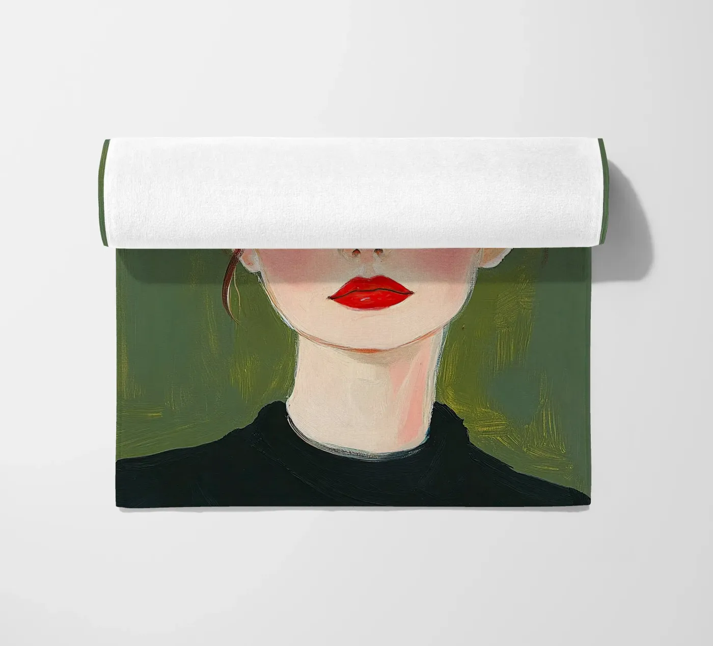 Portrait strandhanddoek van Euphoria Theresa