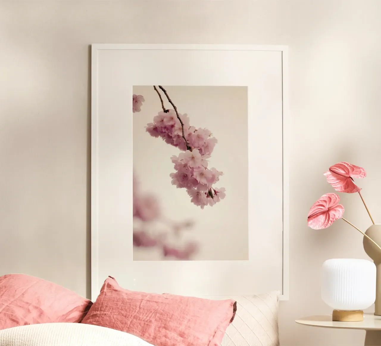 Forever Spring poster con telaio in alluminio da Monika Strigel