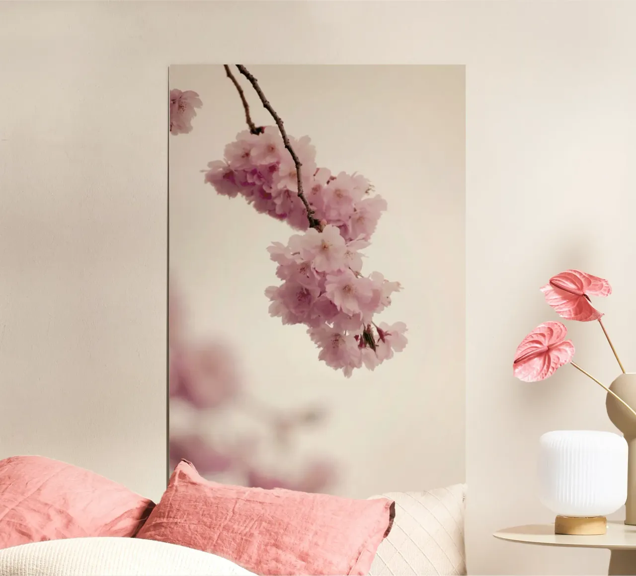 Forever Spring poster con telaio in alluminio da Monika Strigel