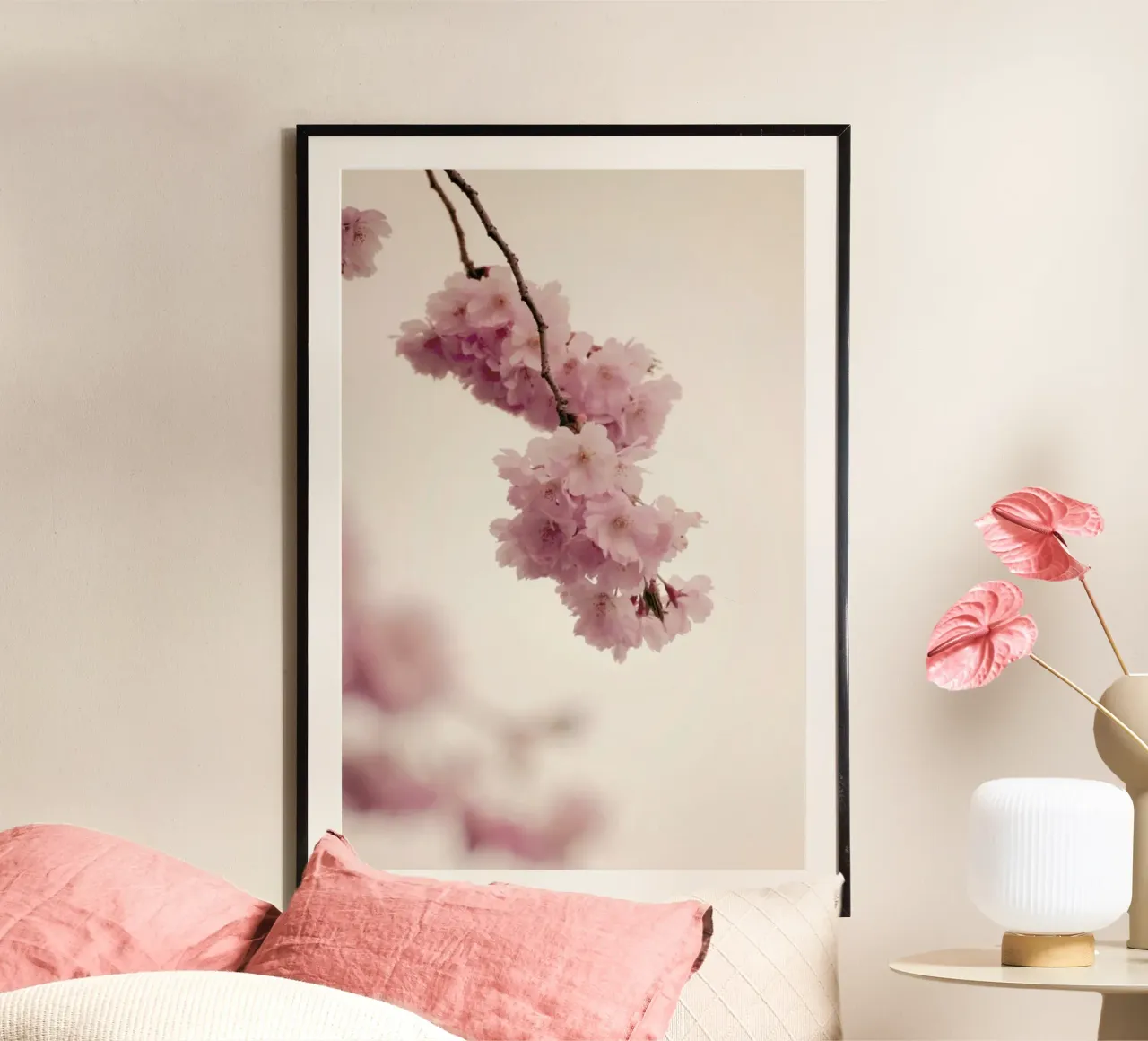 Forever Spring poster con telaio in alluminio da Monika Strigel