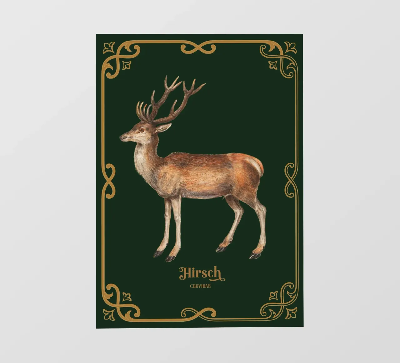 Hirsch fotobehang van Luna & Noctua