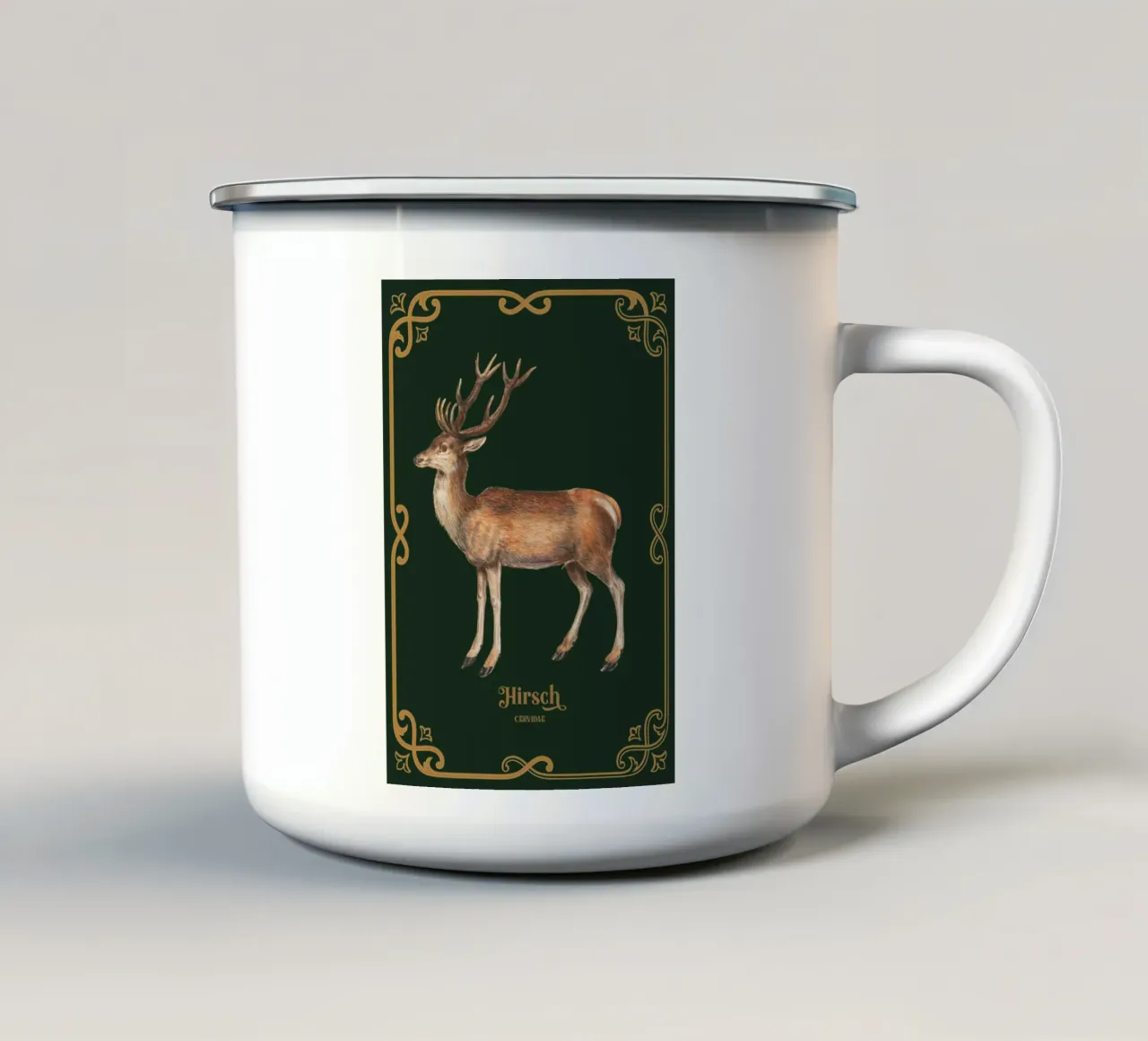 Hirsch tazza in smalto da Luna & Noctua