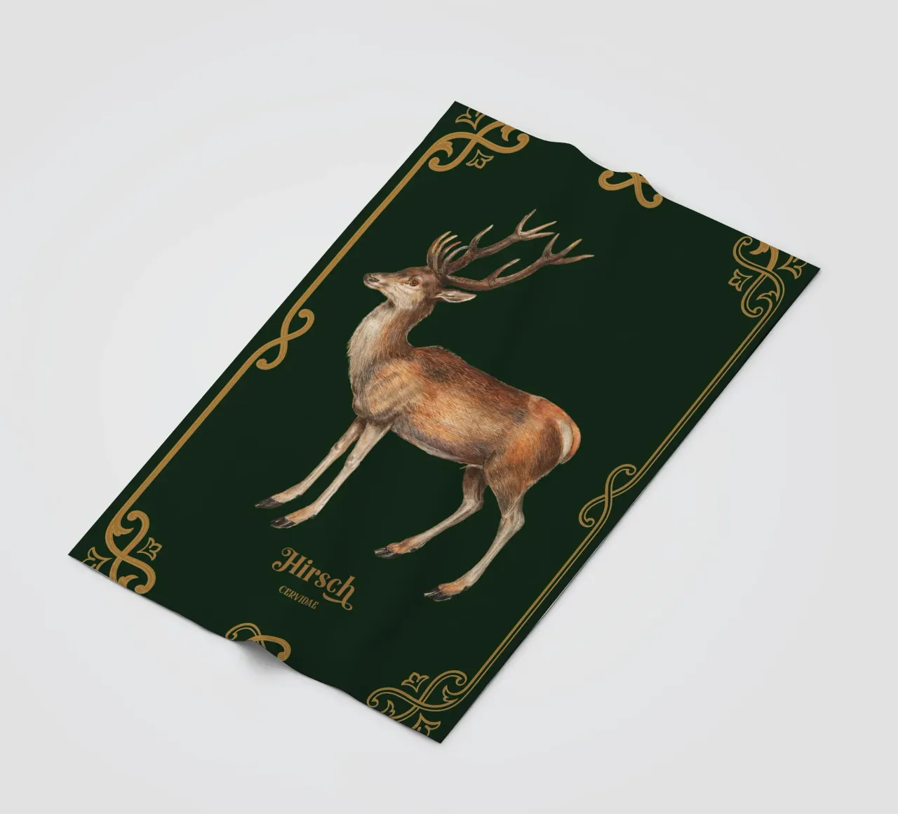 Hirsch fleecedeken van Luna & Noctua