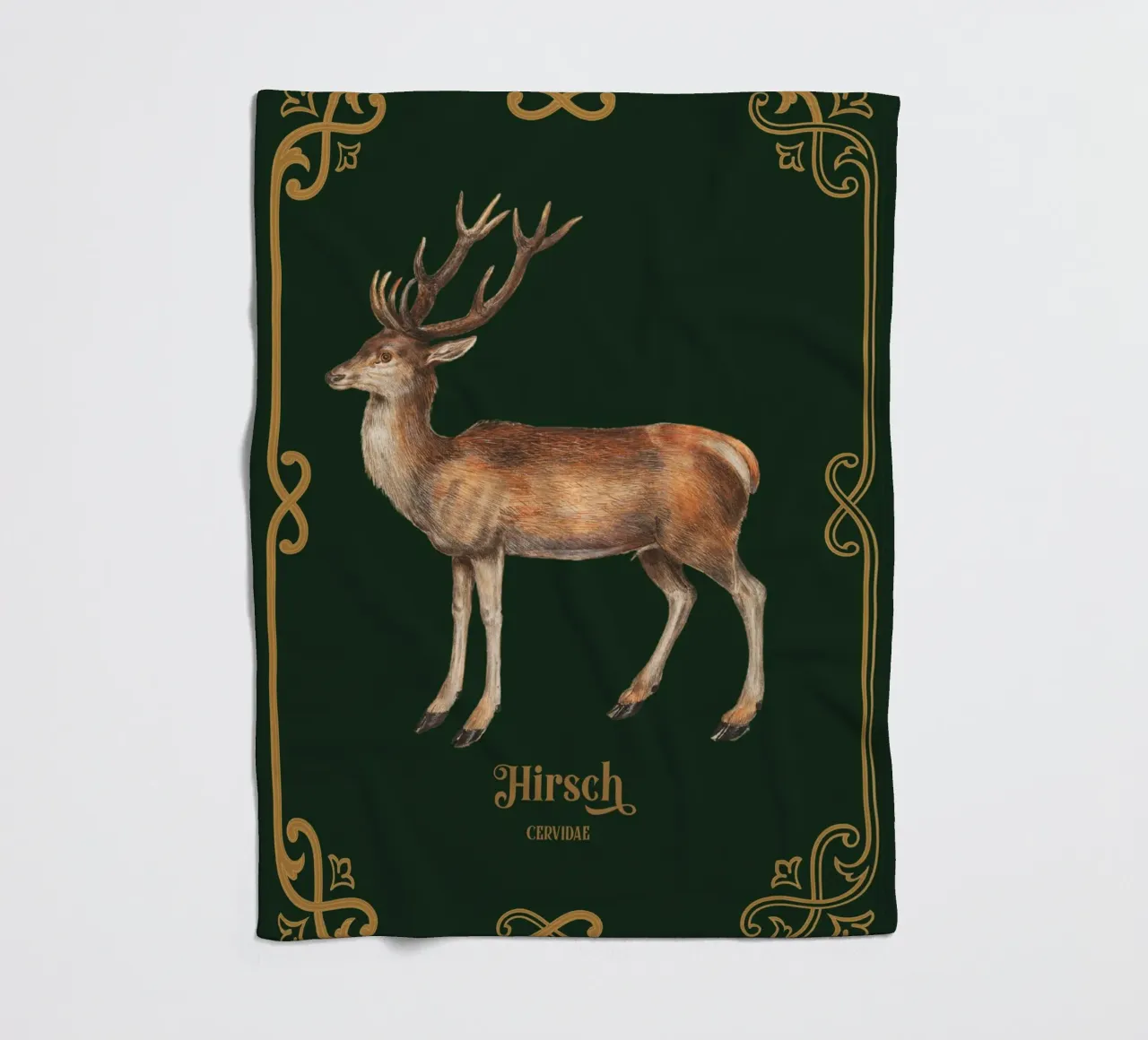 Hirsch fleecedeken van Luna & Noctua