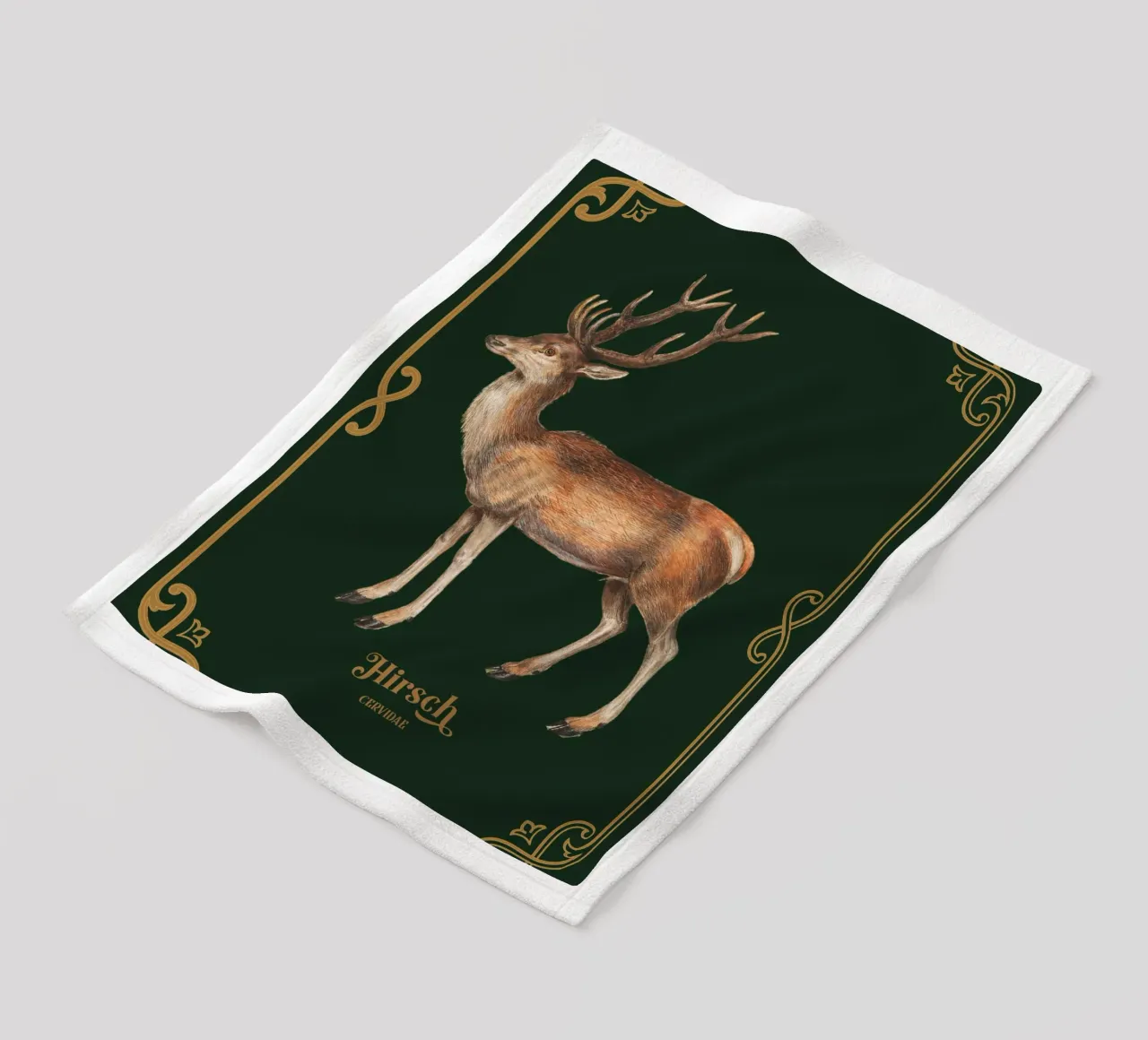 Hirsch fleecedeken van Luna & Noctua