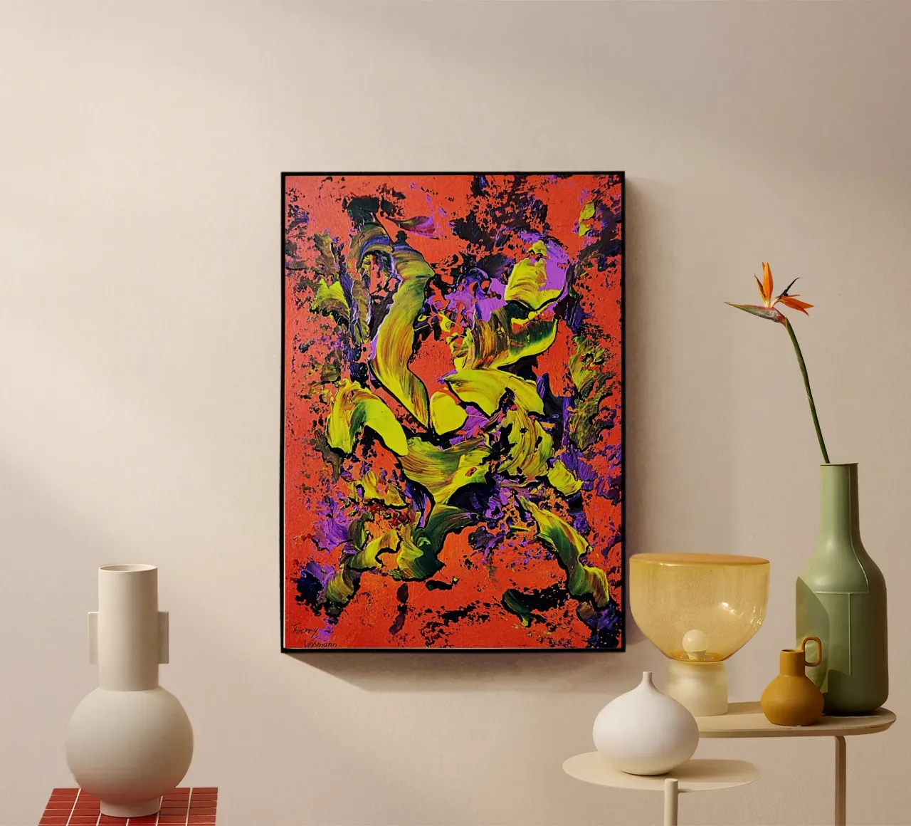 IDEAL GIFT 73 plexiglass da Thierry Vobmann Abstract painting
