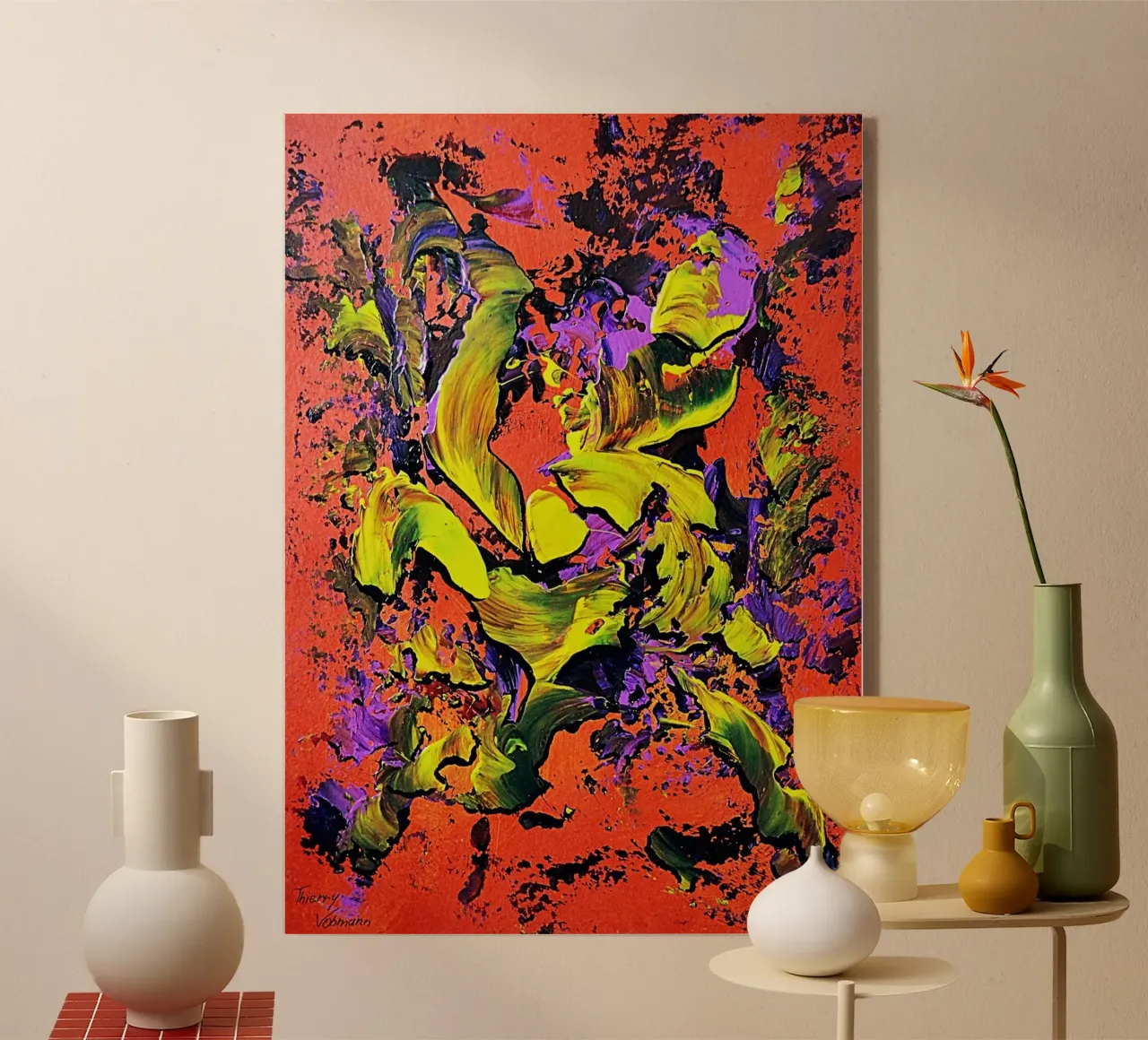 IDEAL GIFT 73 plexiglass da Thierry Vobmann Abstract painting