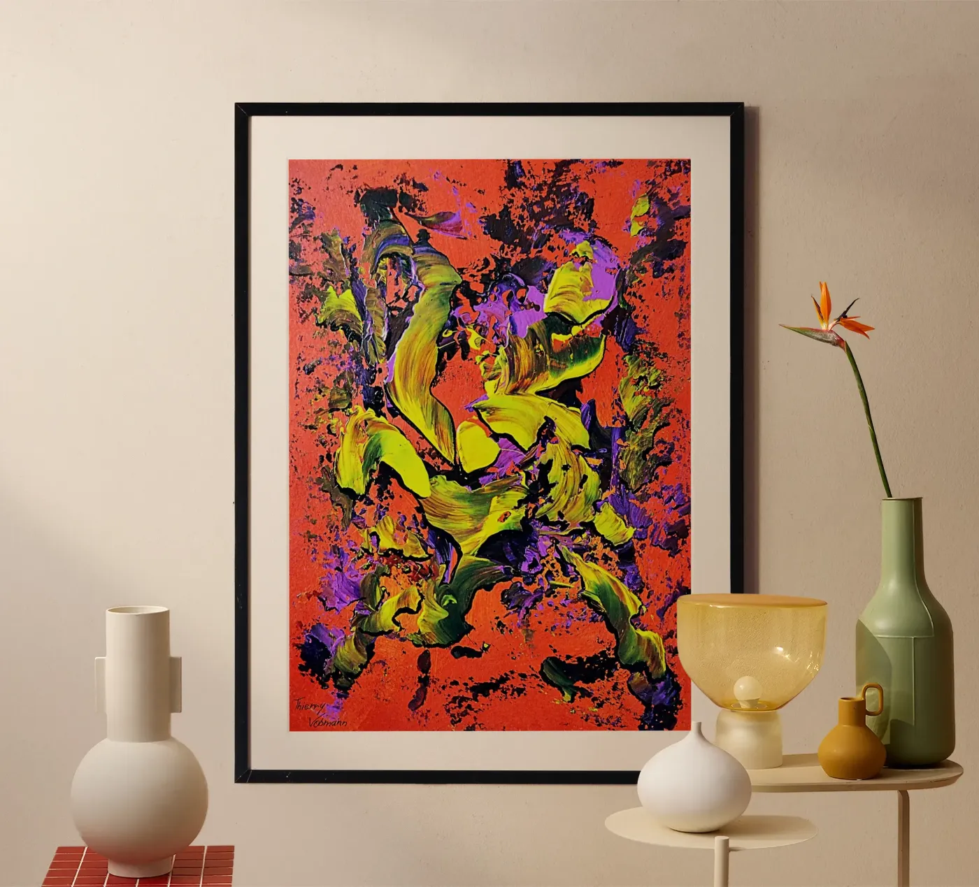 IDEAL GIFT 73 poster da Thierry Vobmann Abstract painting