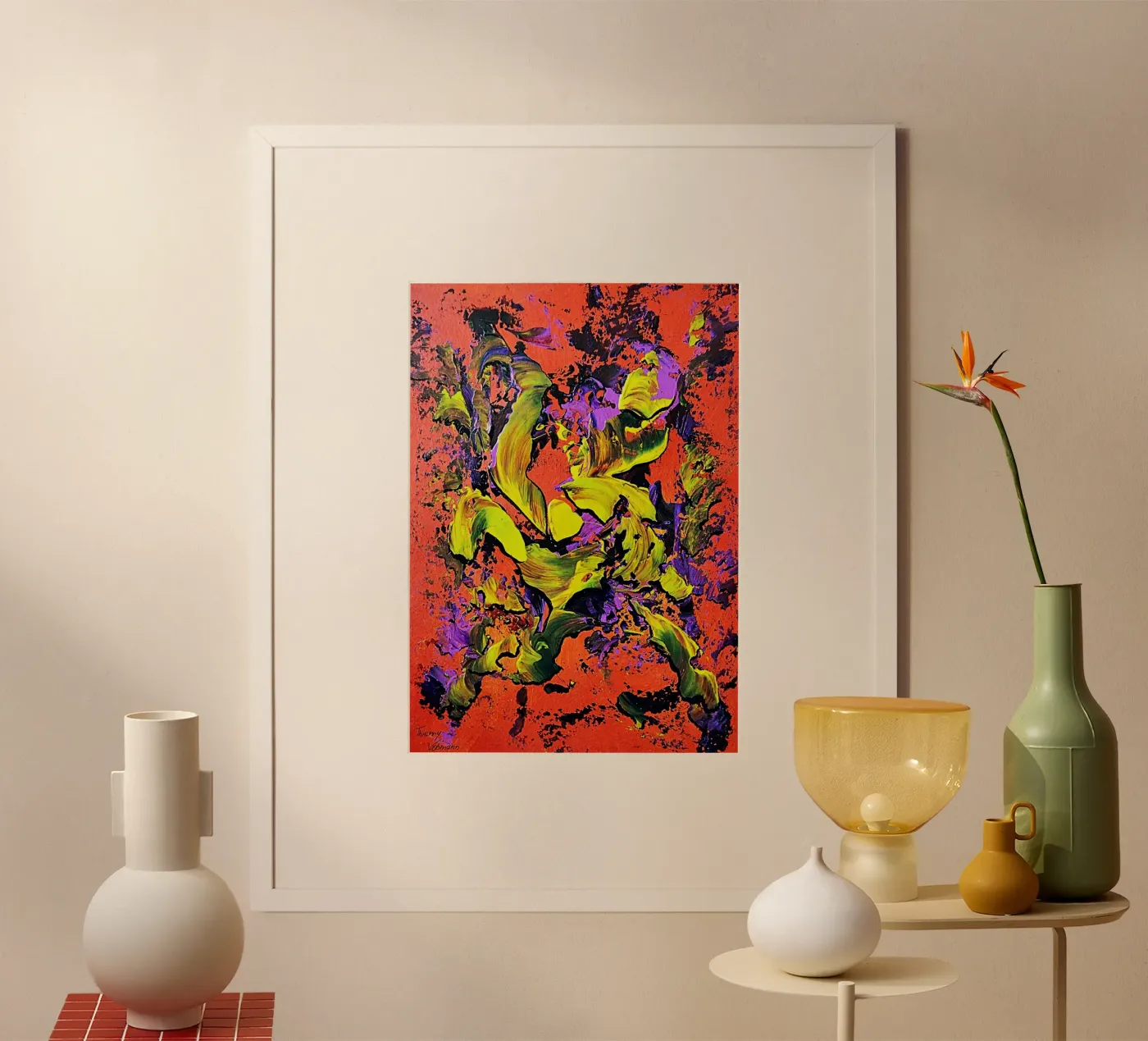 IDEAL GIFT 73 poster da Thierry Vobmann Abstract painting