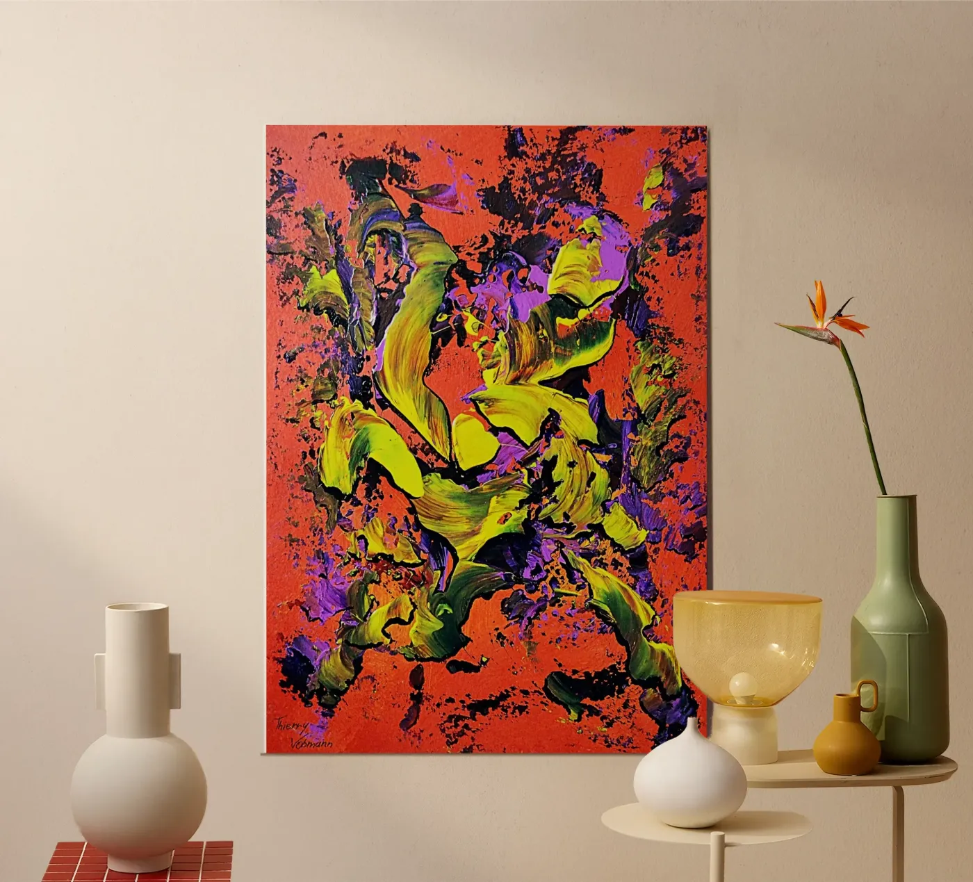 IDEAL GIFT 73 poster da Thierry Vobmann Abstract painting