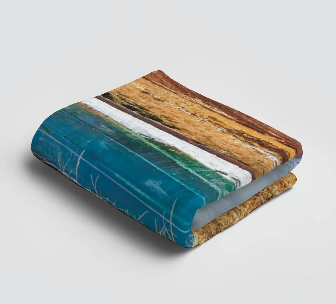 Barca blu asciugamano da bagno da Dave Hare Photography