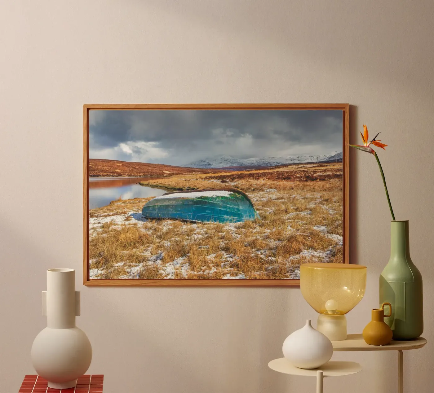 Barca blu pannello forex da Dave Hare Photography