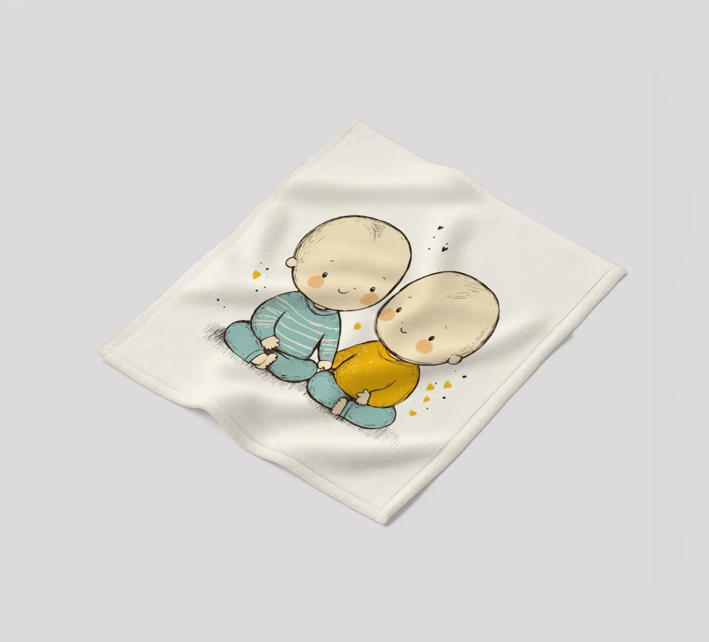 Twins Fleecedecke von treechild