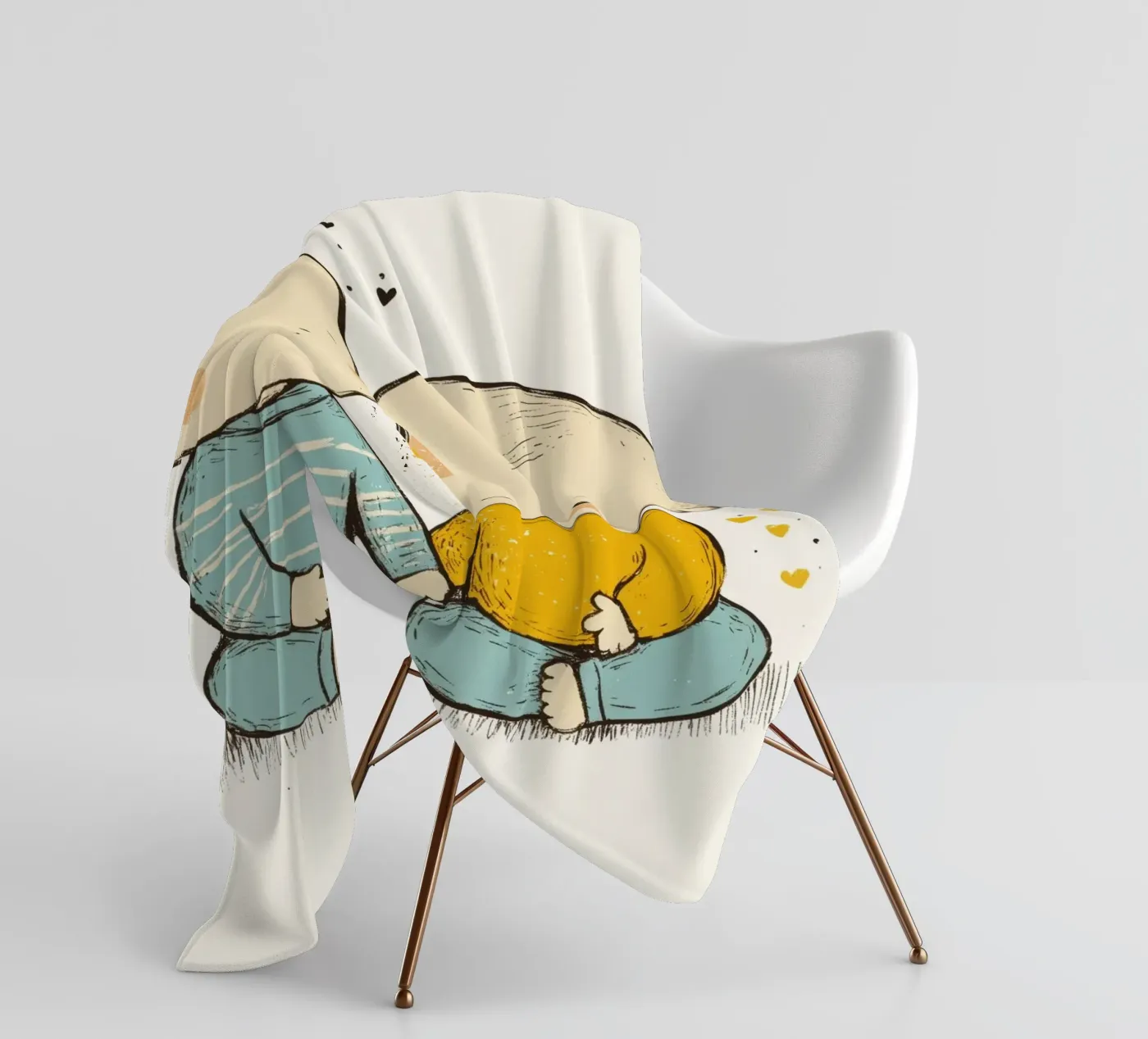 Twins Fleecedecke von treechild