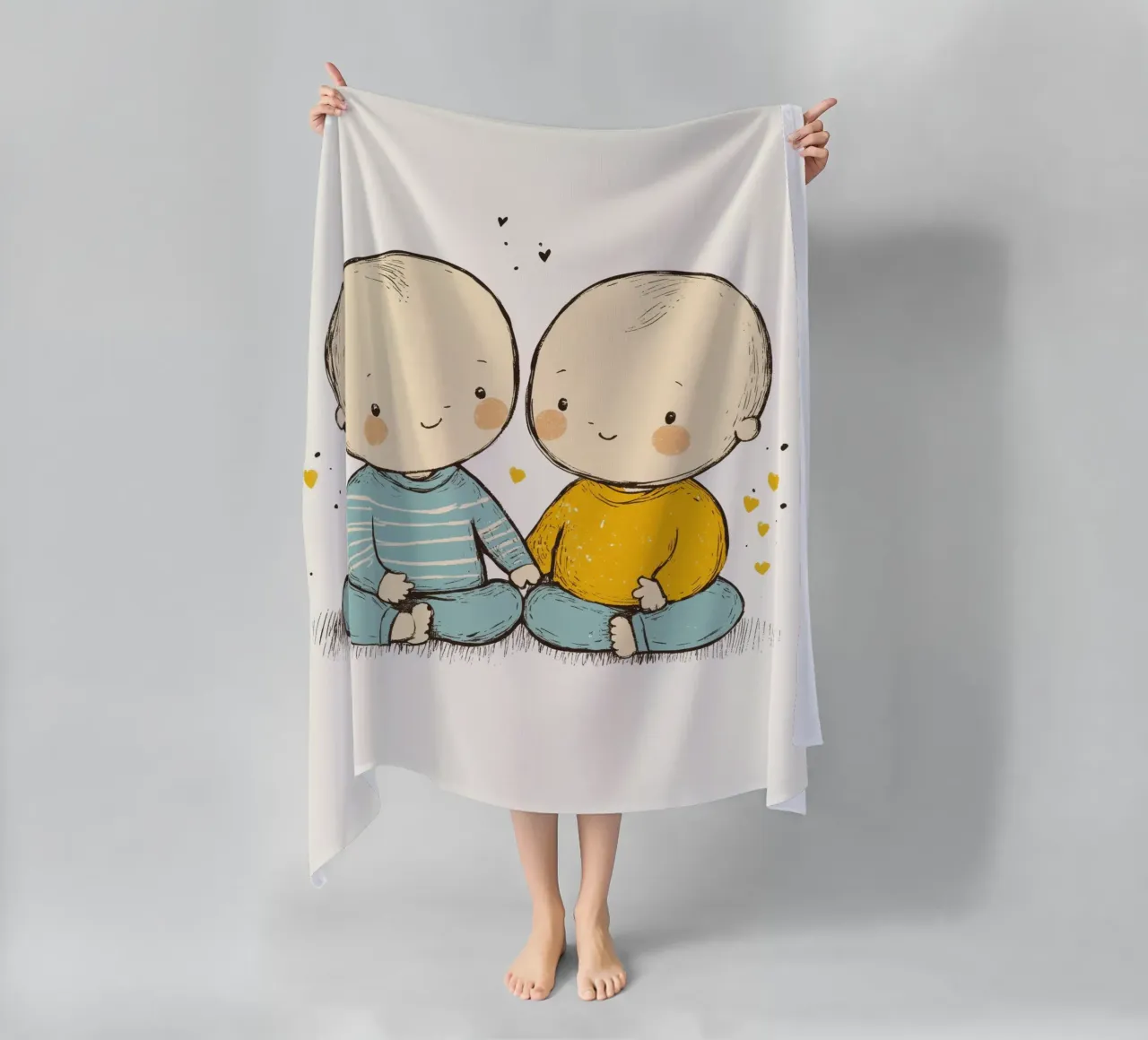 Twins telo mare da treechild