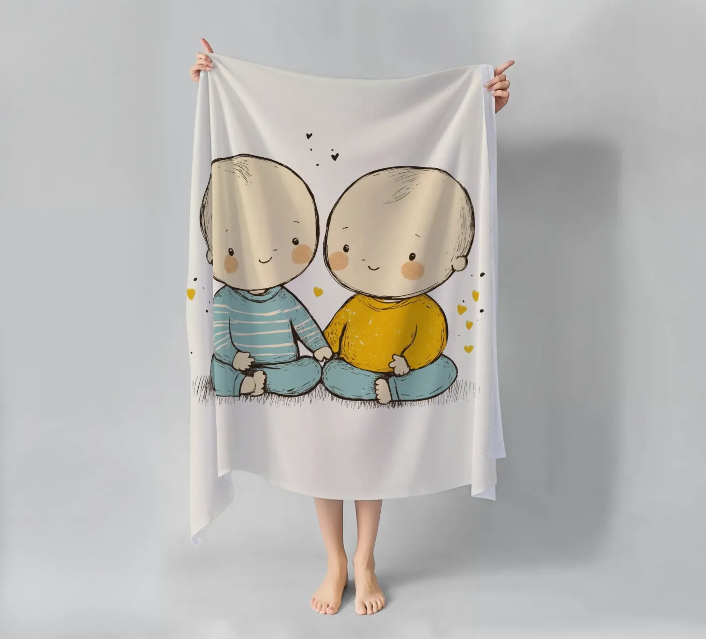 Twins telo mare da treechild