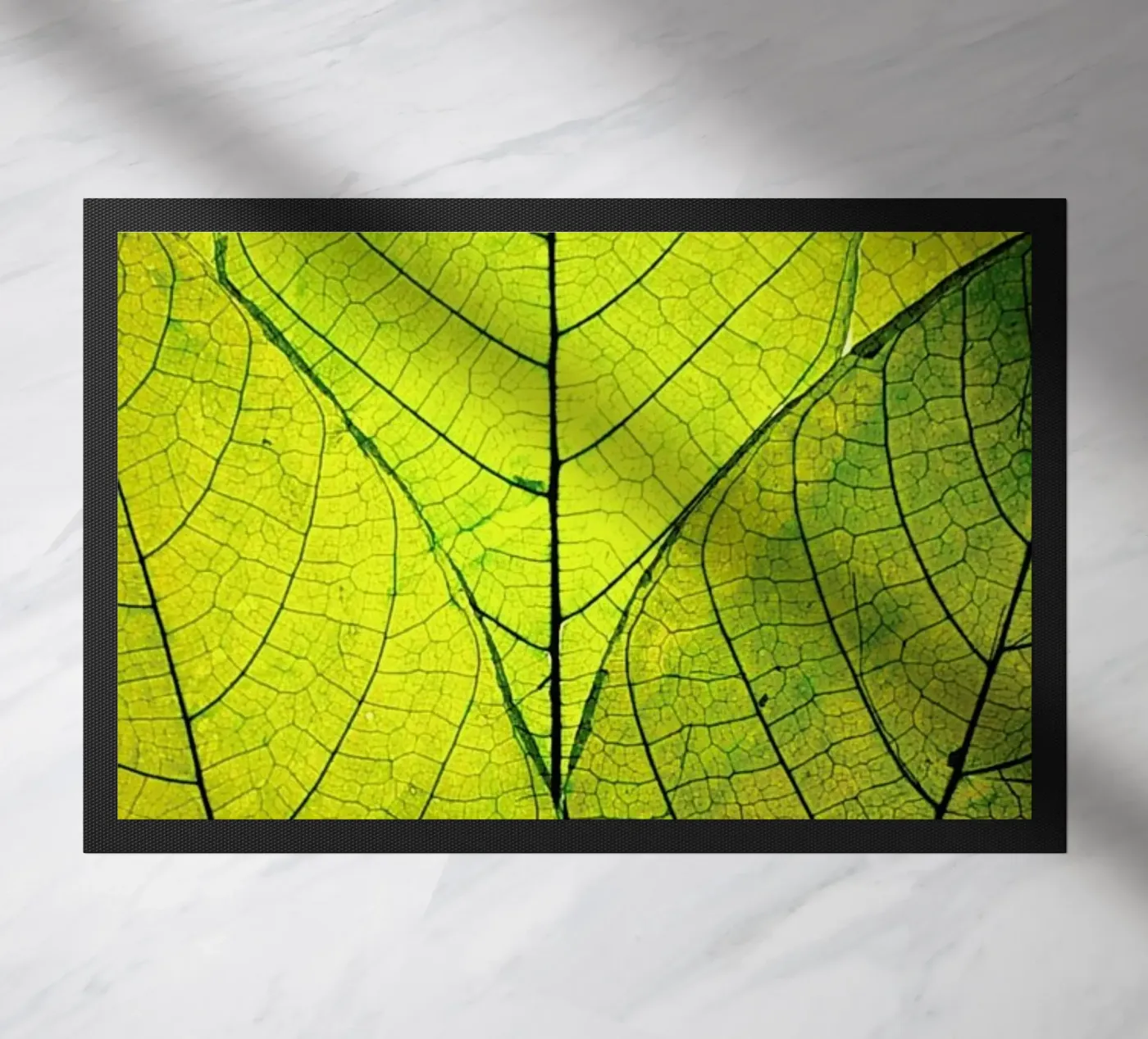 Every Leaf A Flower doormat by Robin Delean