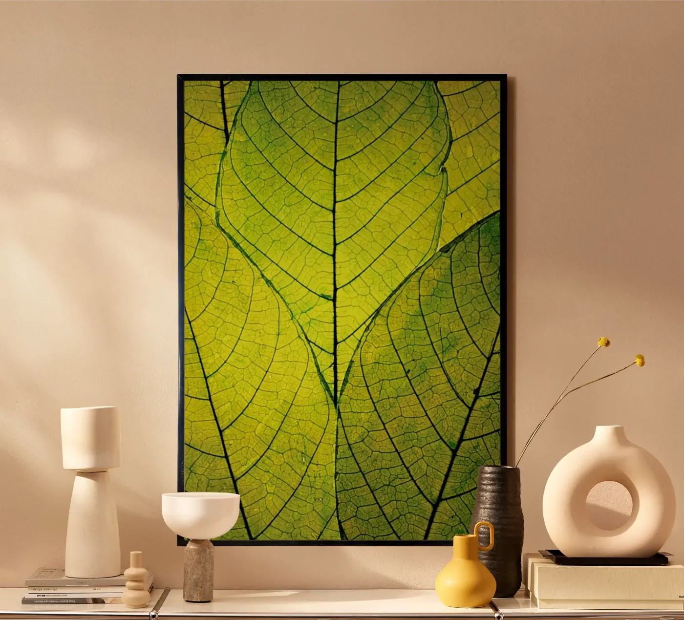 Every Leaf A Flower poster van Robin Delean
