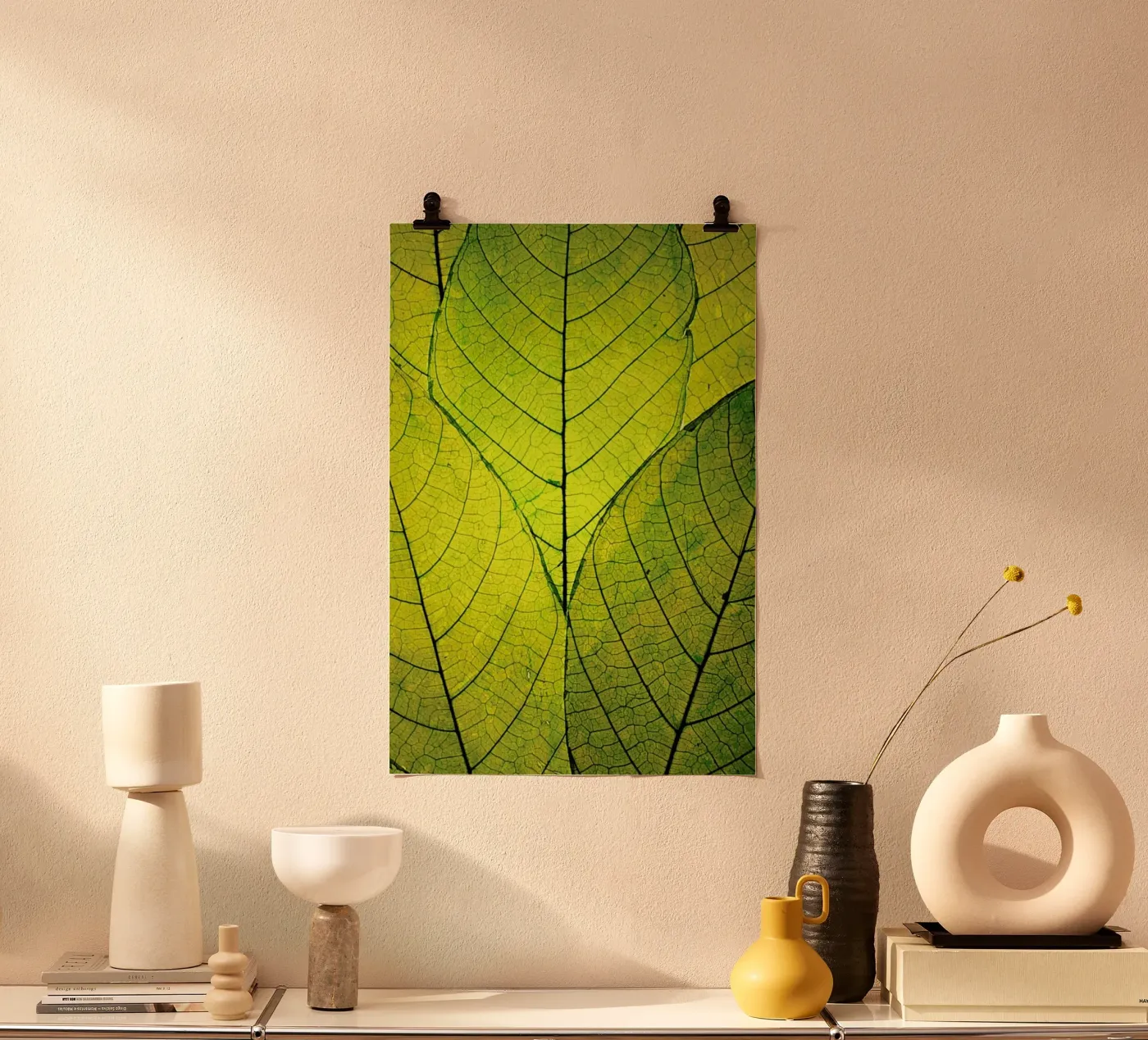 Every Leaf A Flower poster van Robin Delean