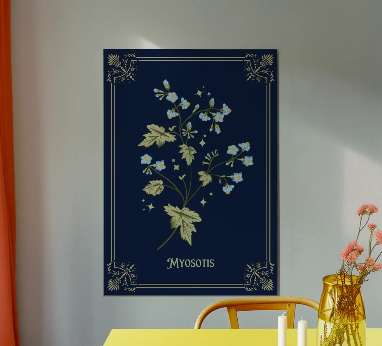 Myosotis - Vergissmeinnicht poster da Luna & Noctua