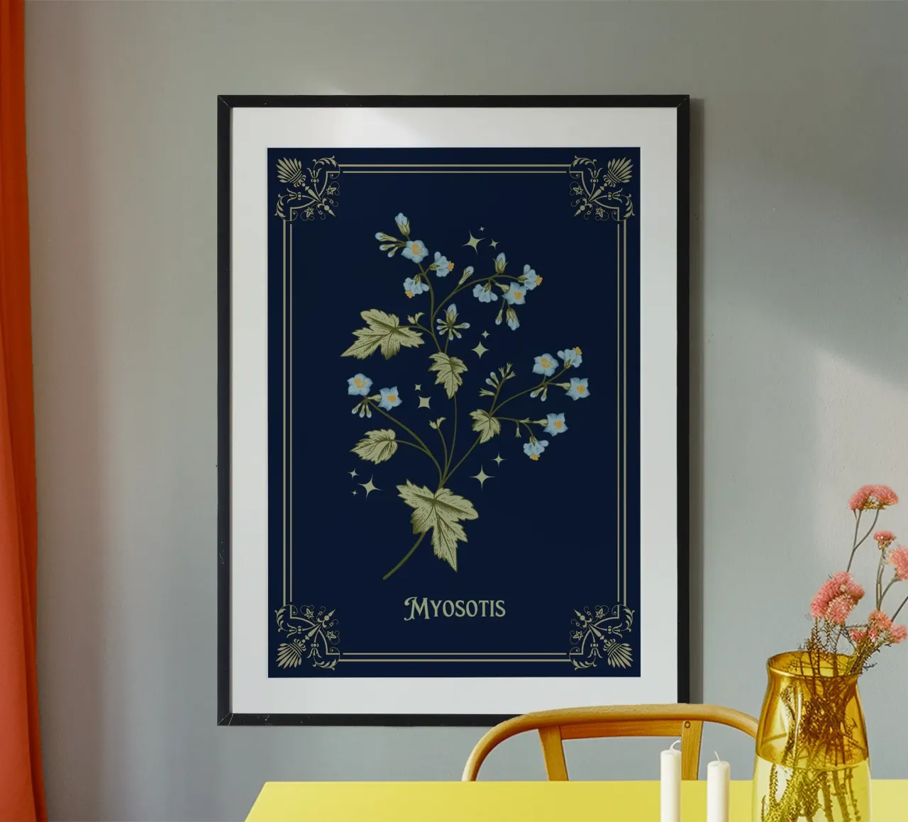 Myosotis - Vergissmeinnicht poster da Luna & Noctua