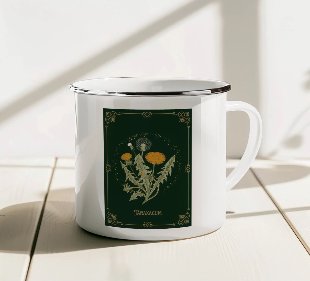 Taraxacum - Löwenzahn tazza in smalto da Luna & Noctua