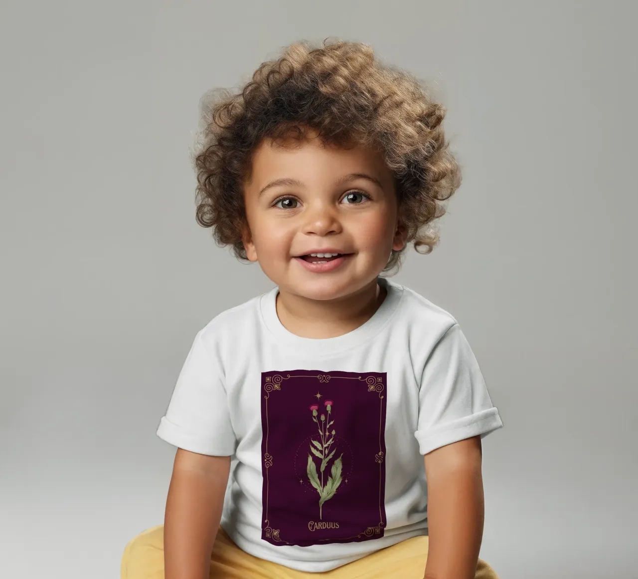 Carduus - Distel baby t-shirt by Luna & Noctua