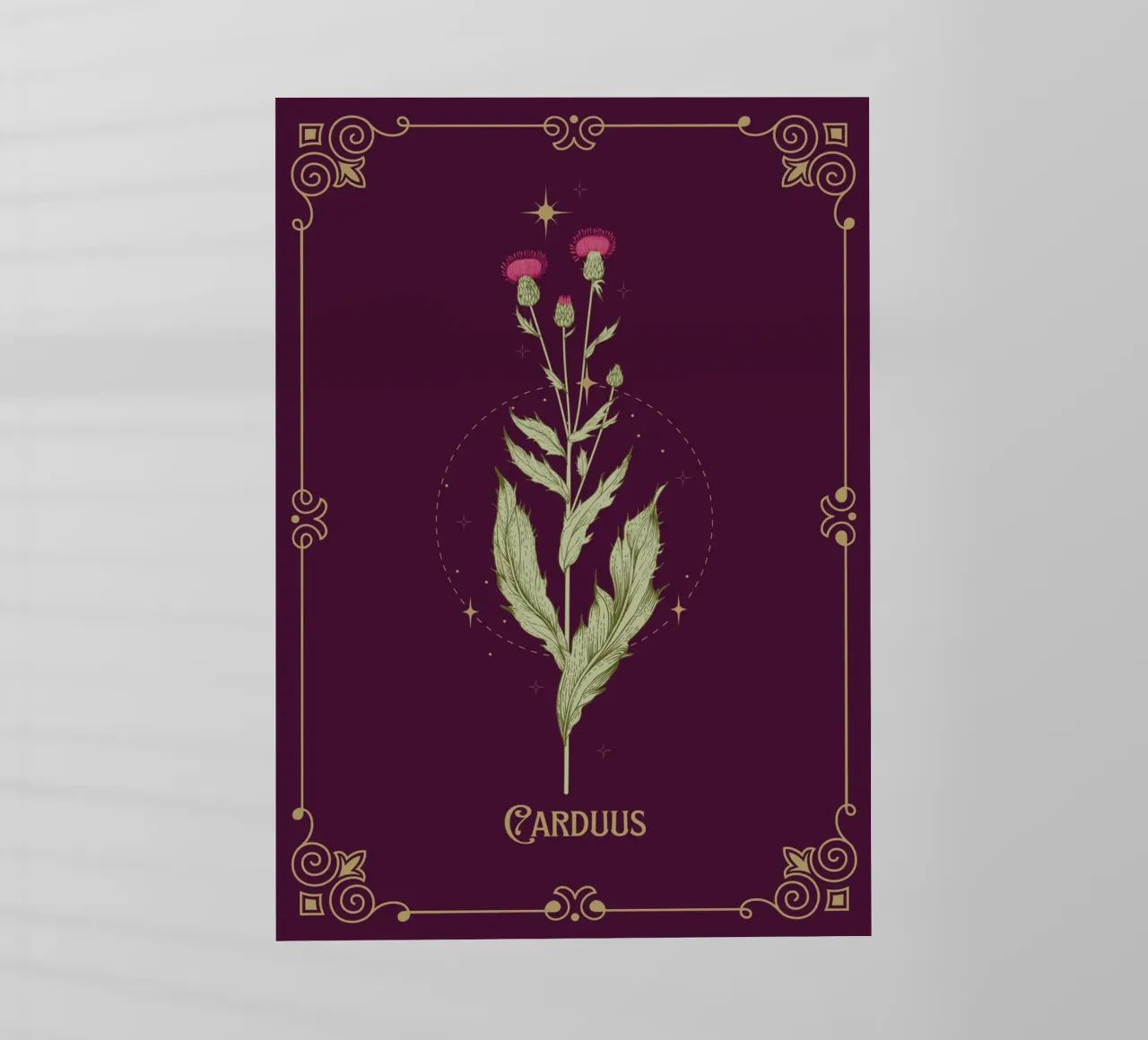 Carduus - Distel pellicola backlit da Luna & Noctua