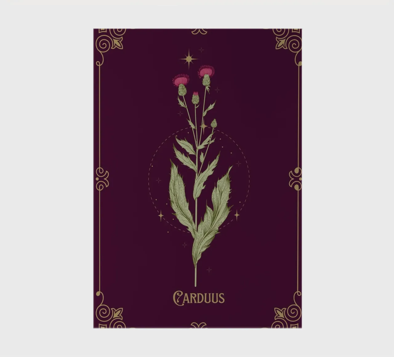 Carduus - Distel notebook by Luna & Noctua