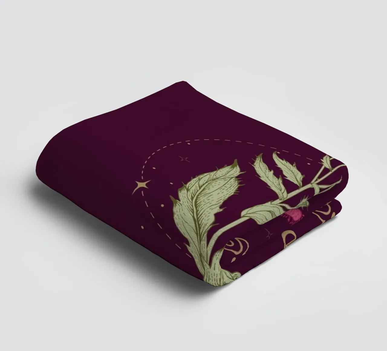 Carduus - Distel towel by Luna & Noctua