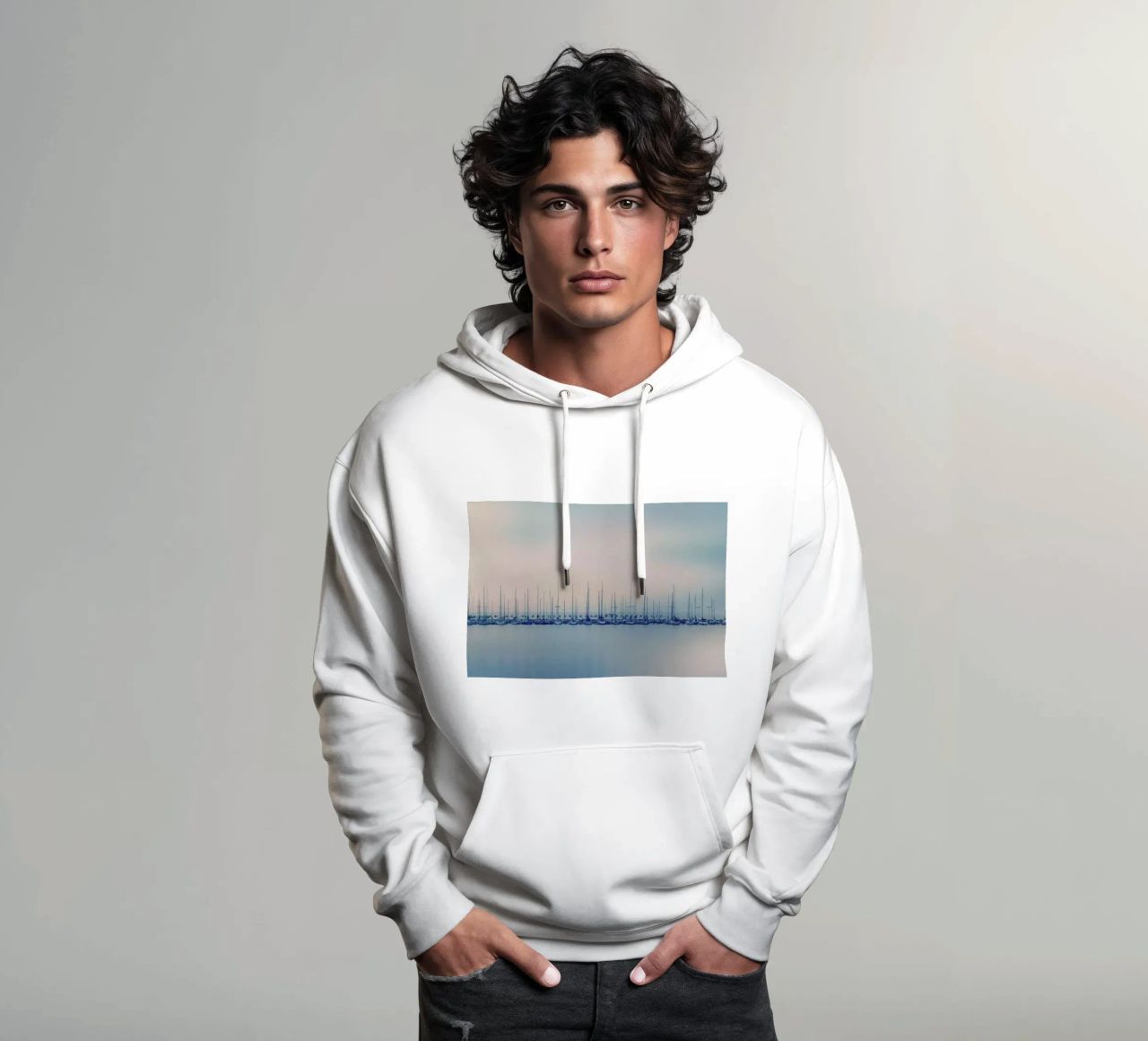 Sails felpa con cappuccio da Robin Delean