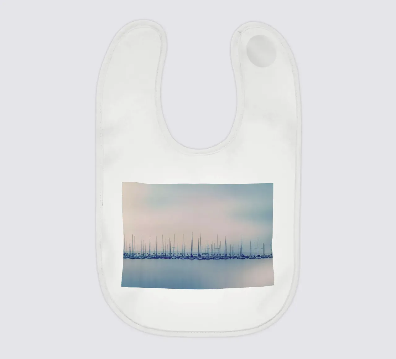 Sails baby bib by Robin Delean