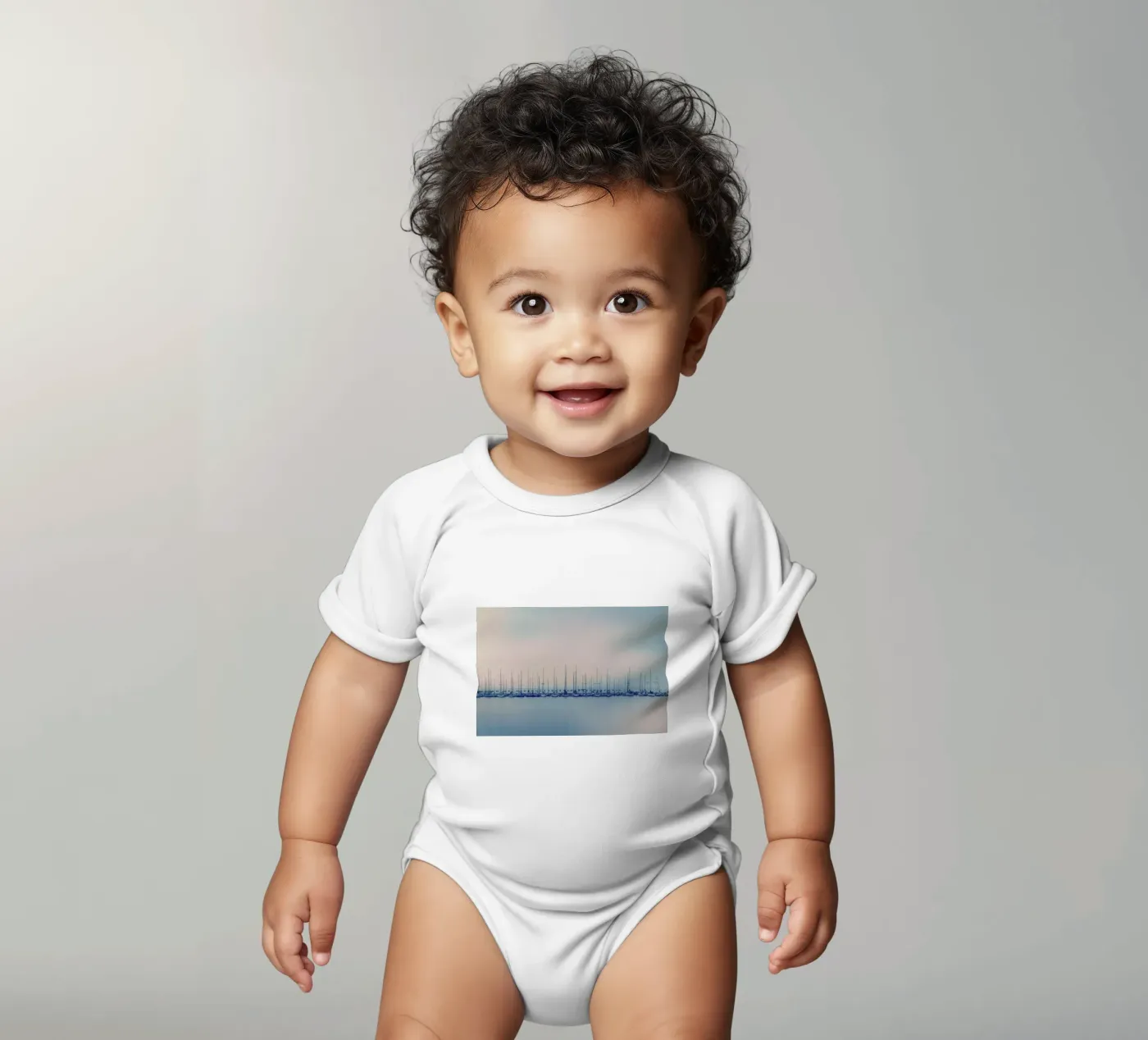 Sails babyrompertje korte mouwen van Robin Delean