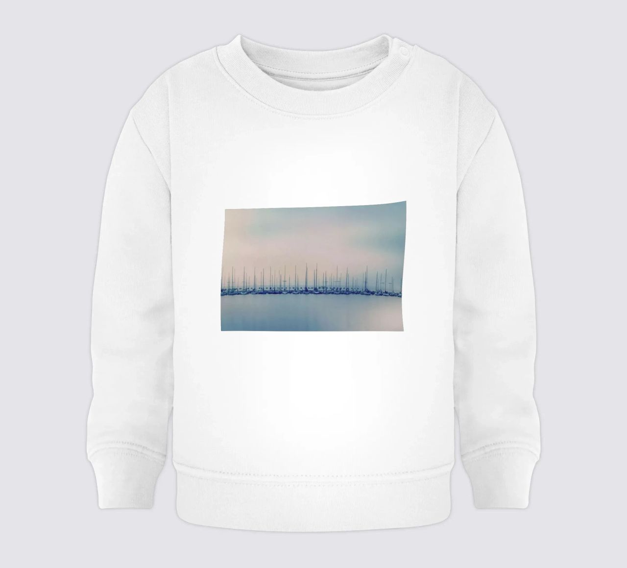 Sails felpa neonato da Robin Delean