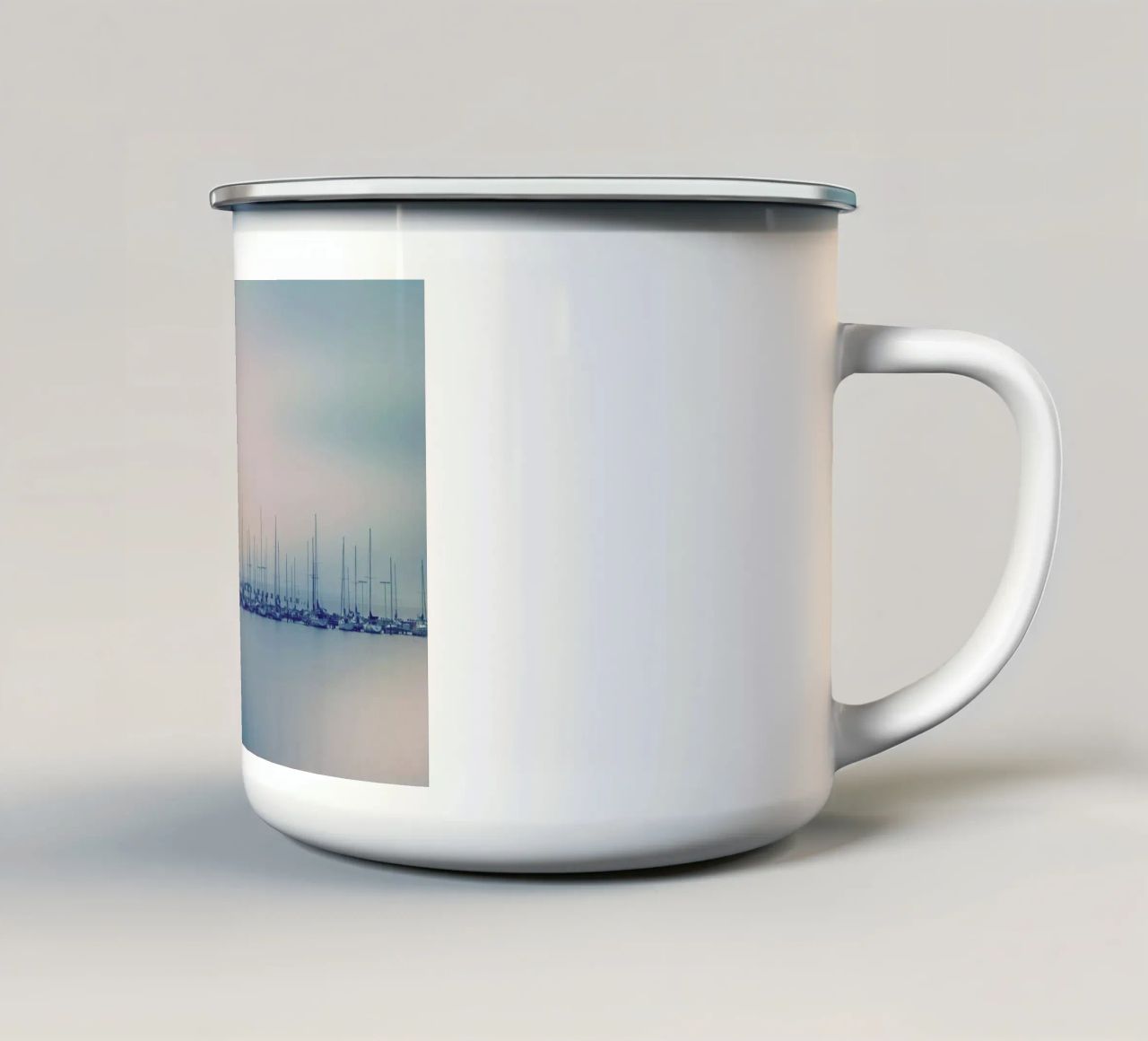 Sails tazza in smalto da Robin Delean