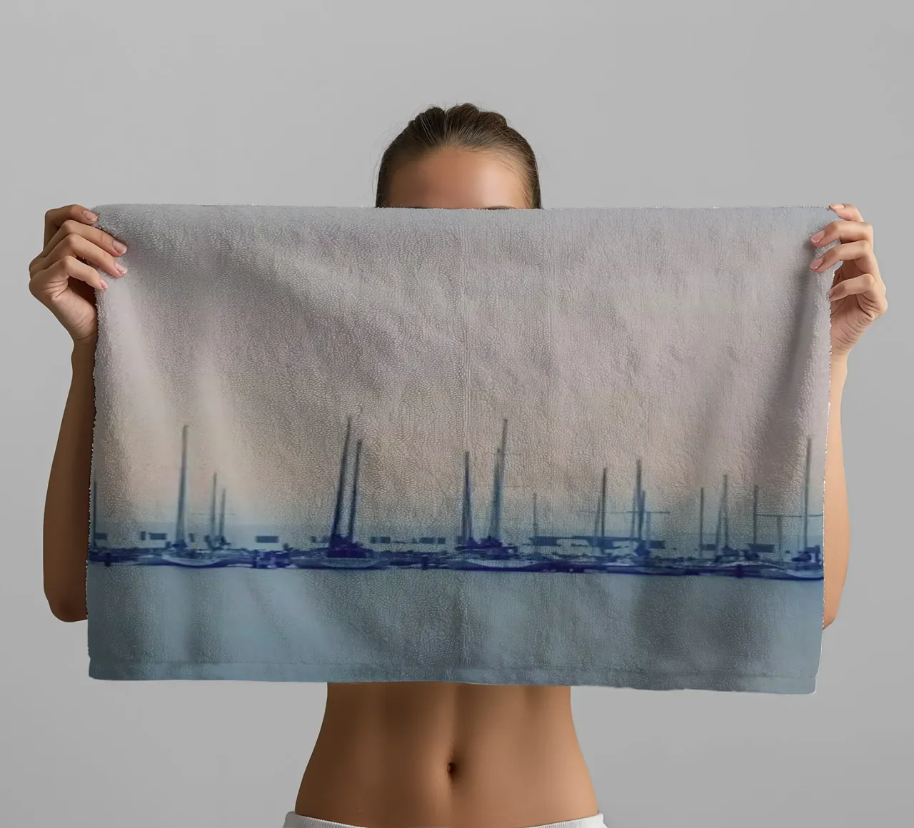Sails towel by Robin Delean