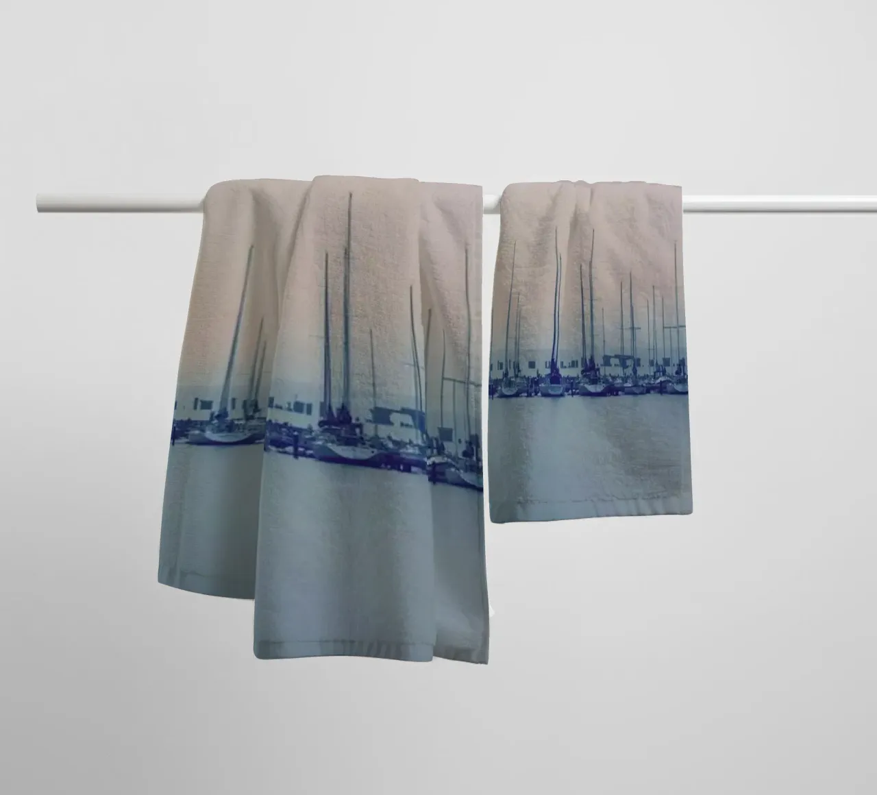 Sails towel by Robin Delean