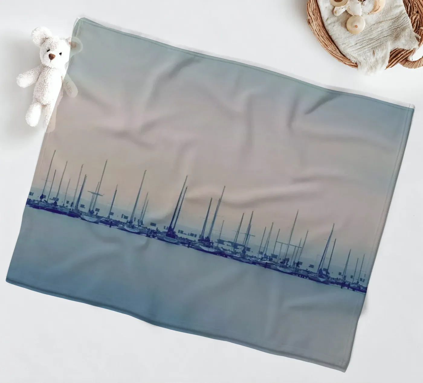 Sails fleece blanket by Robin Delean