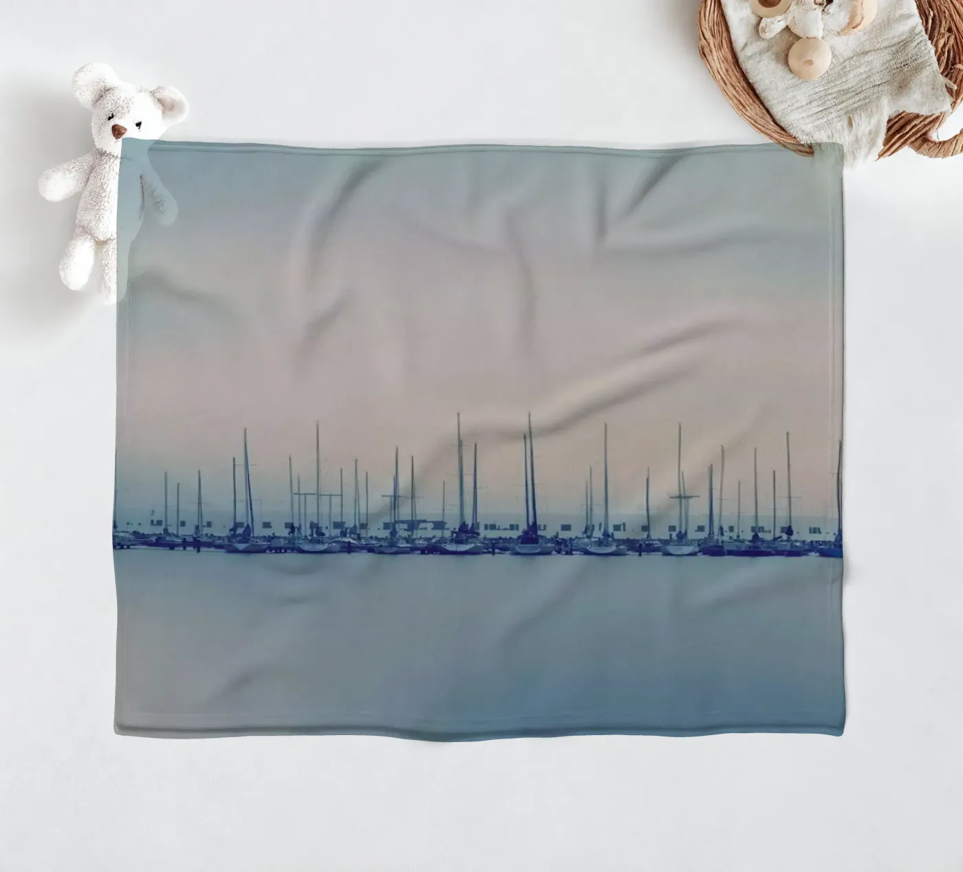 Sails fleece blanket by Robin Delean