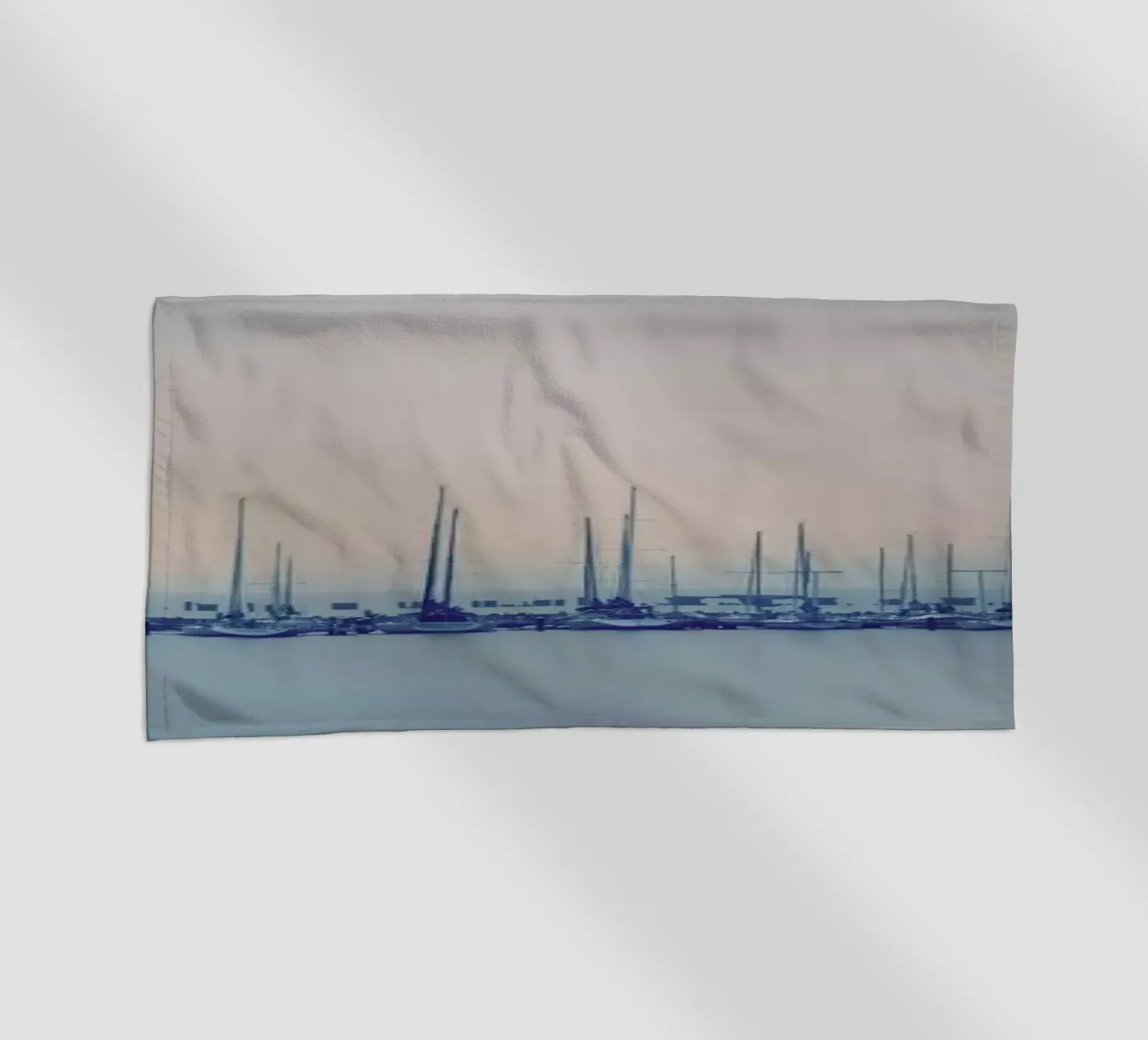 Sails beach towel by Robin Delean