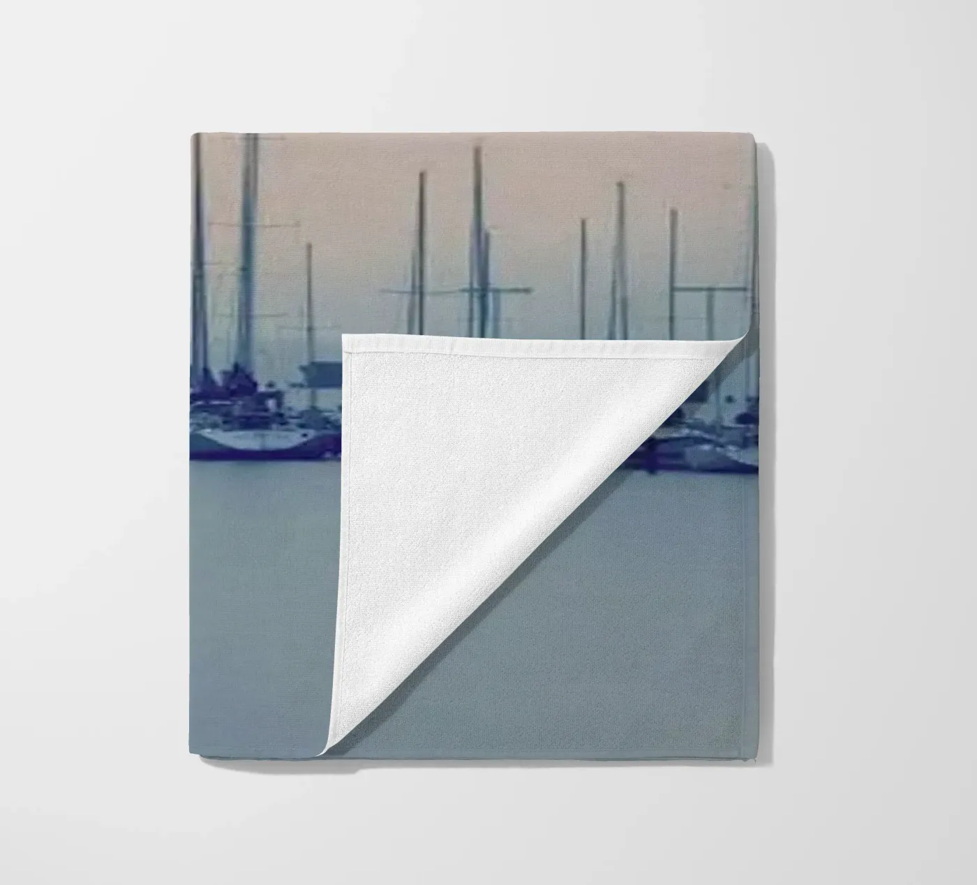 Sails beach towel by Robin Delean