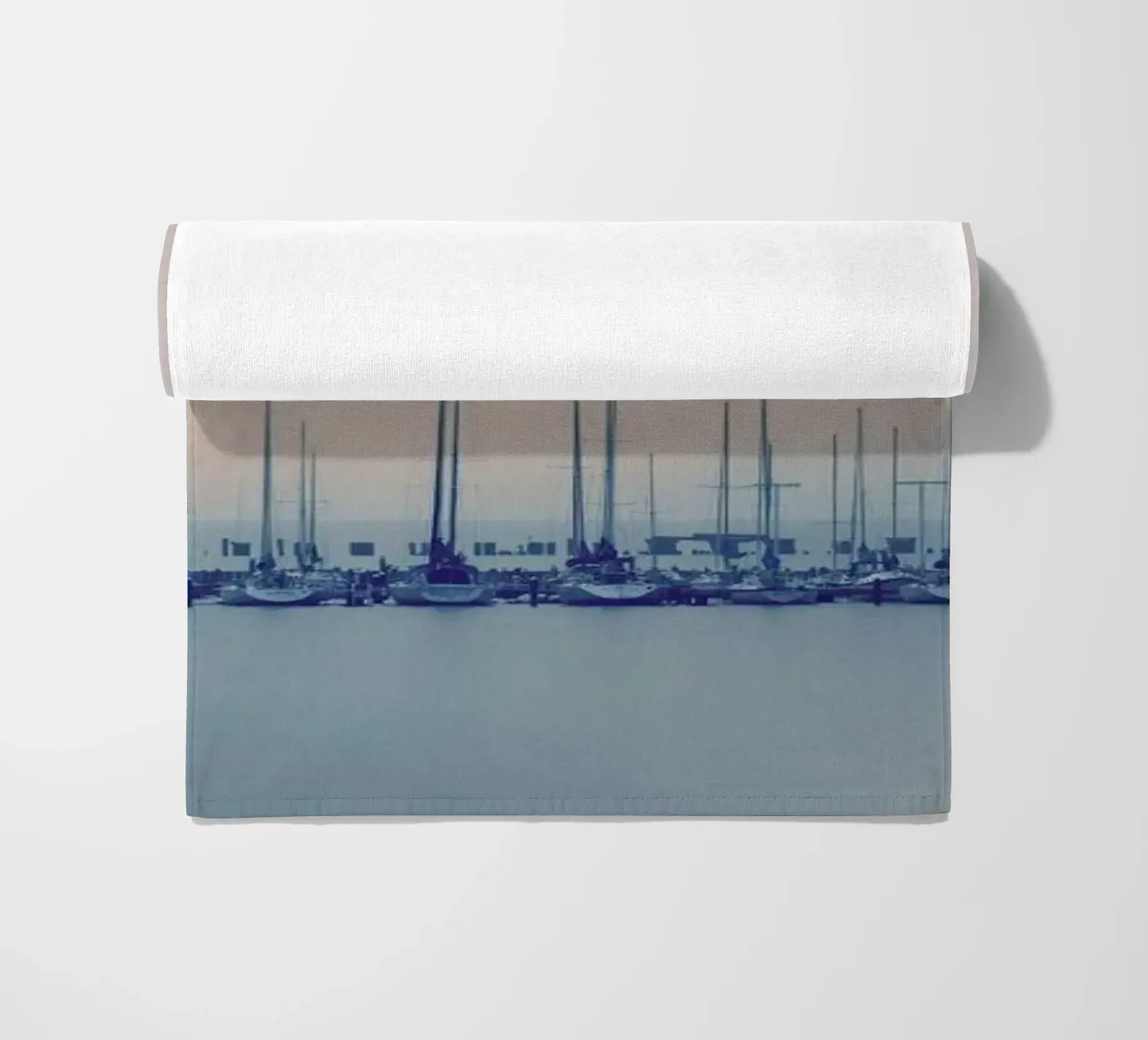 Sails beach towel by Robin Delean