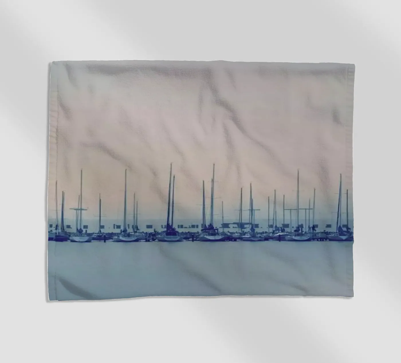 Sails beach towel by Robin Delean