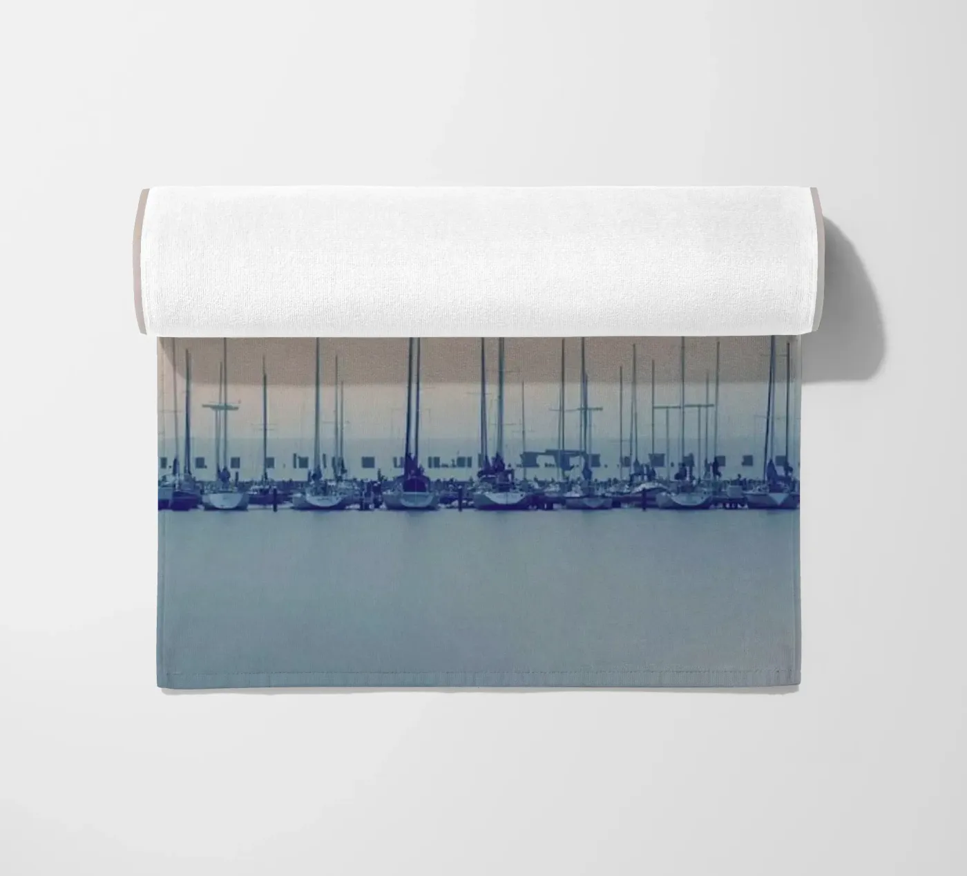 Sails beach towel by Robin Delean