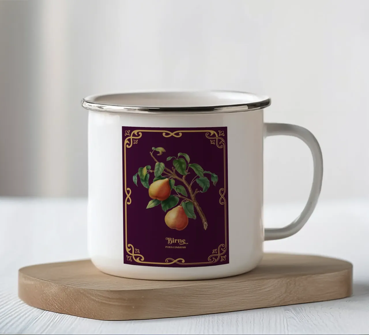 Birne tazza in smalto da Luna & Noctua