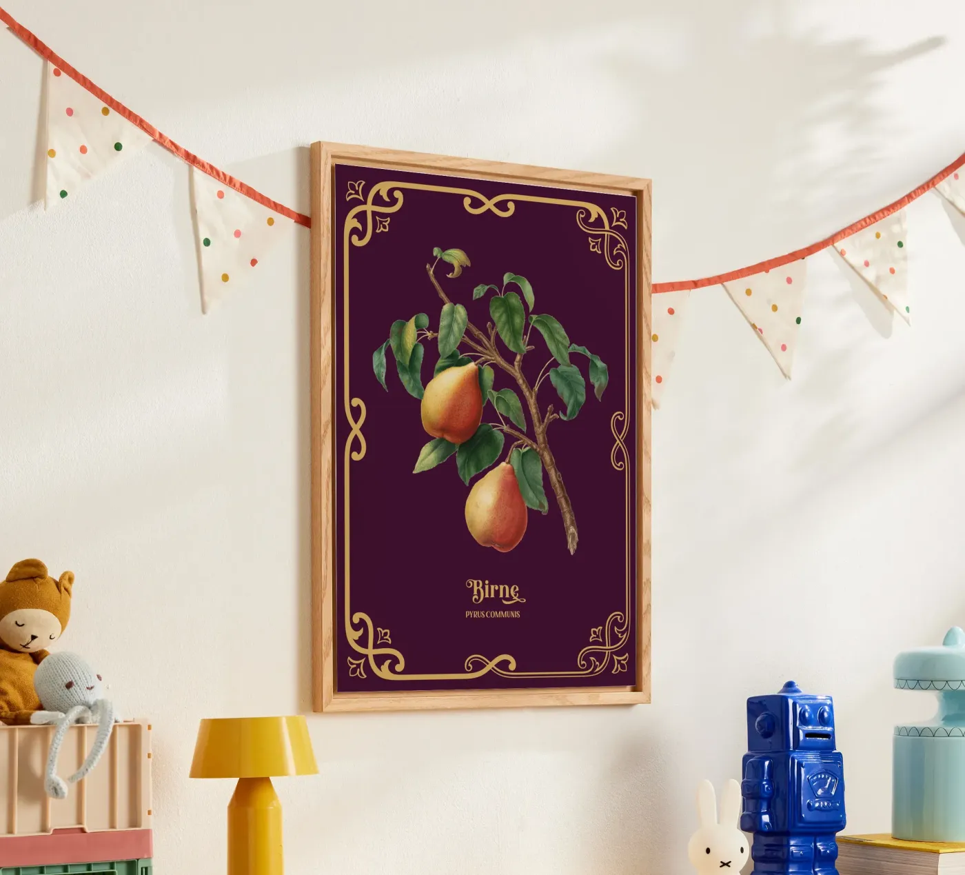 Birne Acryl-Glas von Luna & Noctua